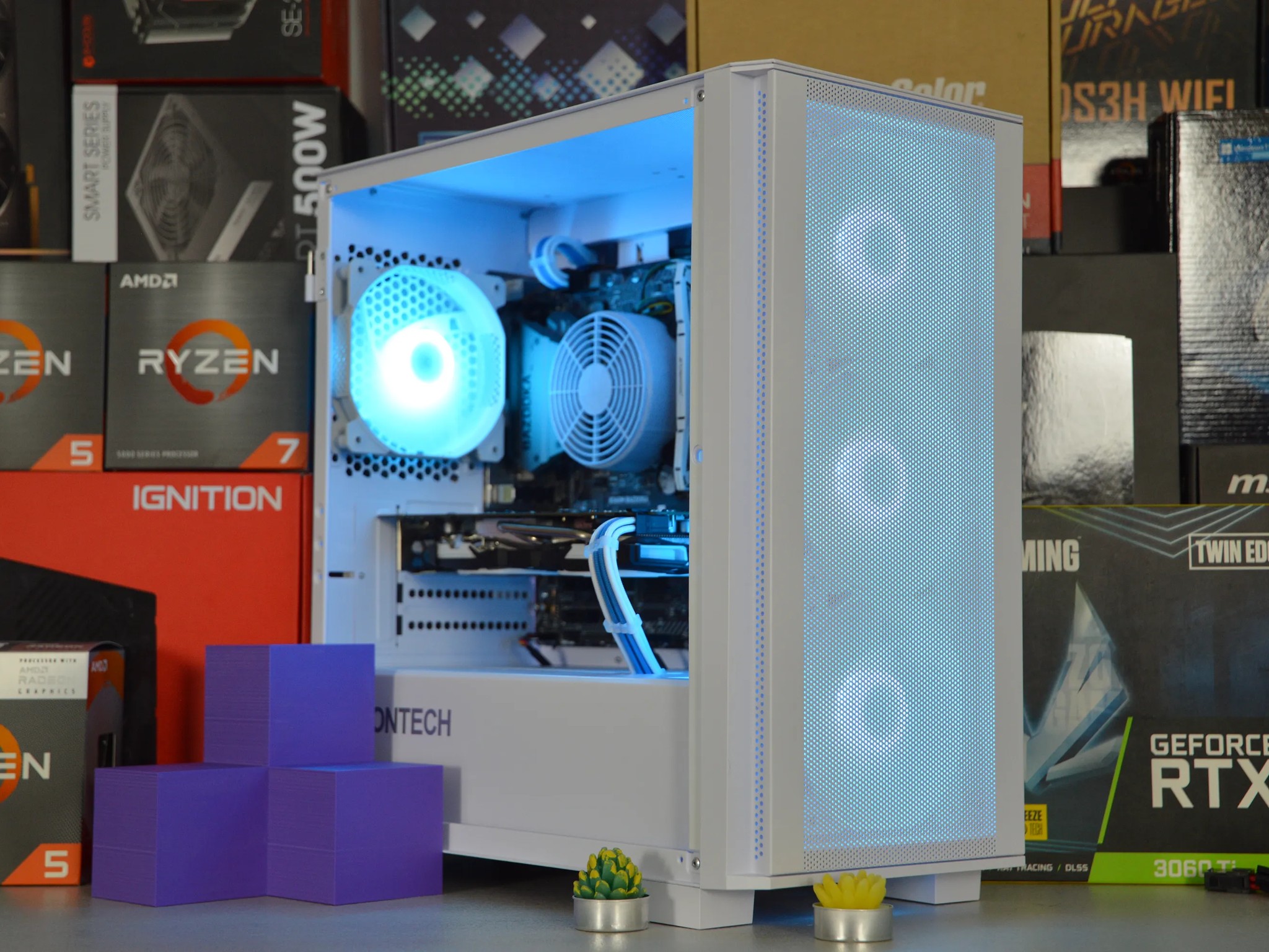 🔮❄️| RX 580 | INTEL i5-8400 | 16GB DDR4 RAM | 512GB NVME SSD | Crystal Snow |