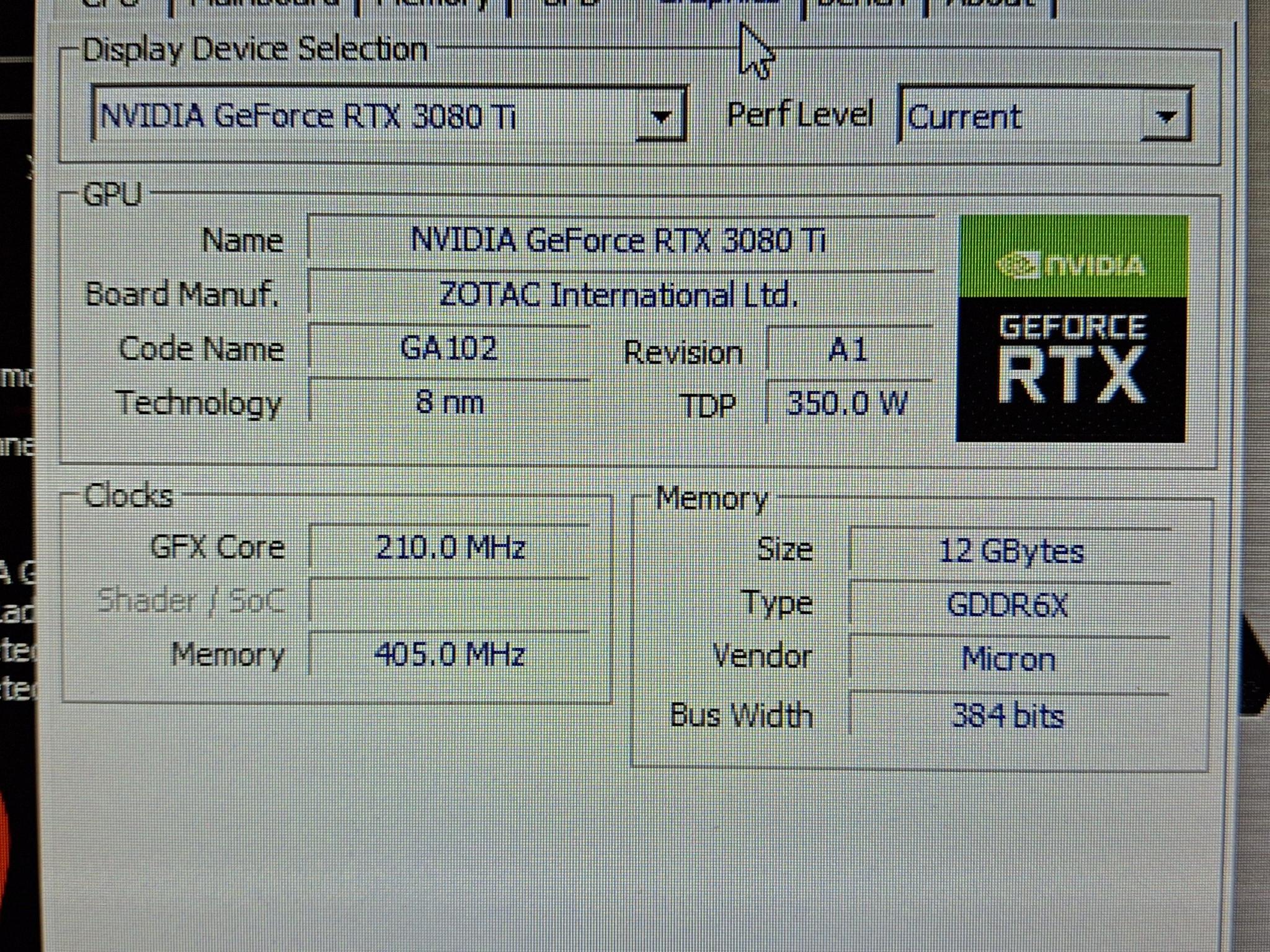 ZOTAC GAMING GeForce RTX 3080 Ti 12GB AMP Extreme Holo