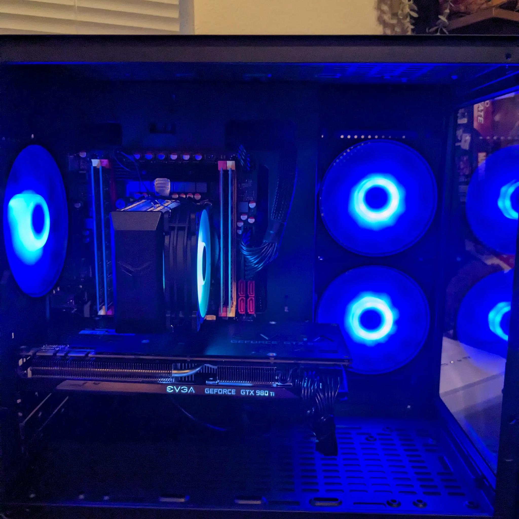 FREE SHIP||"Energon Cube"||i7-3960X 6 Core, 32GB RAM, 980 Ti 6GB, 500GB M.2 SSD, WiFi, RGB