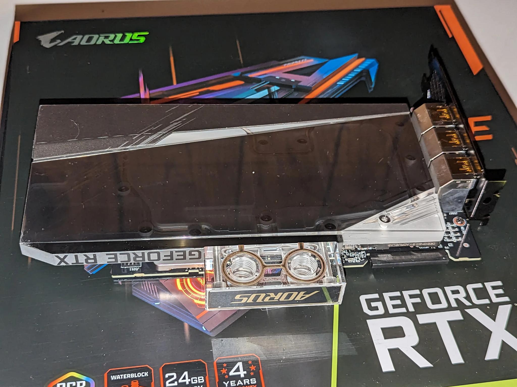 Gigabyte Aorus GeForce RTX 3090 Xtreme Waterforce WB 24GB GDDR6X Graphics Card