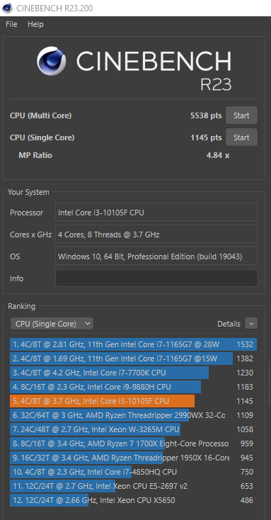 Intel 10105f GTX 980ti Gaming and Streaming PC