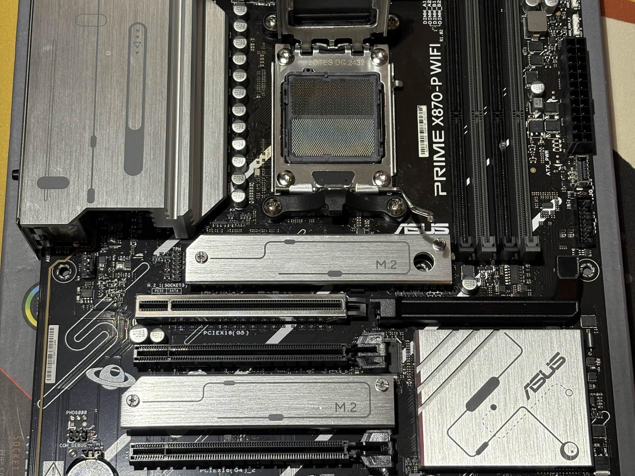ASUS Prime X870-P + Ryzen 7 9800X3D + 32GB G.Skill Trident Royal DDR5 (NEW)