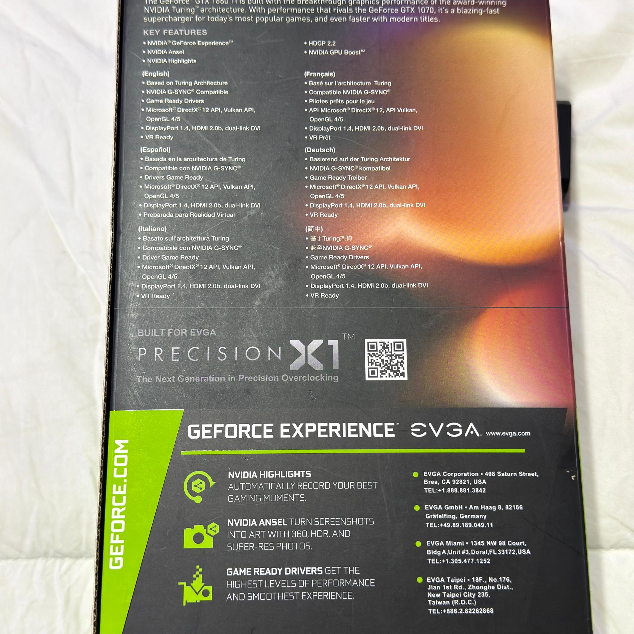 EVGA GeForce GTX 1660 Ti SC ULTRA GAMING (6GB) GDDR6
