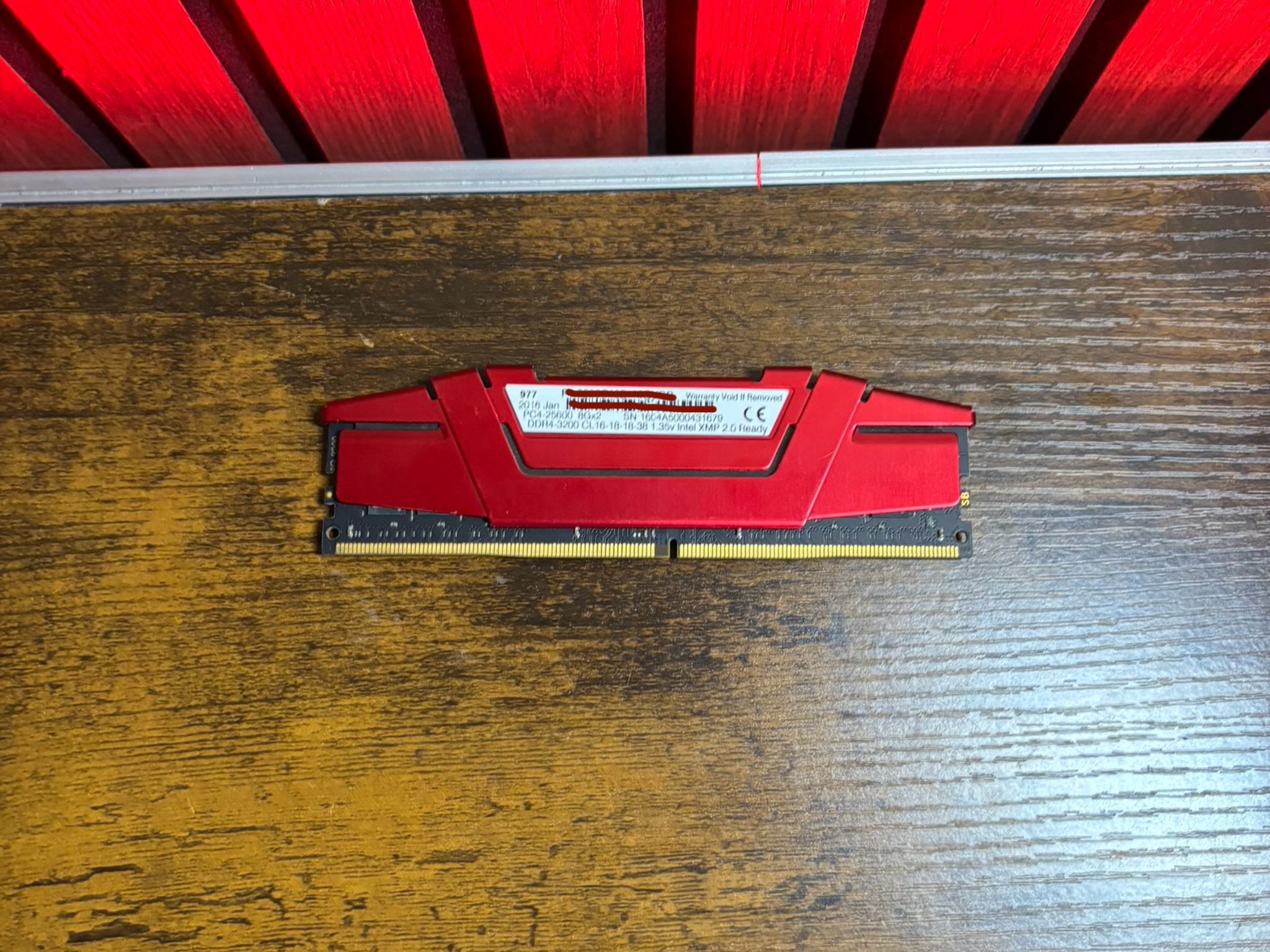 GSKILL RIPJAWS V 8GB DDR4 3200MHZ RAM