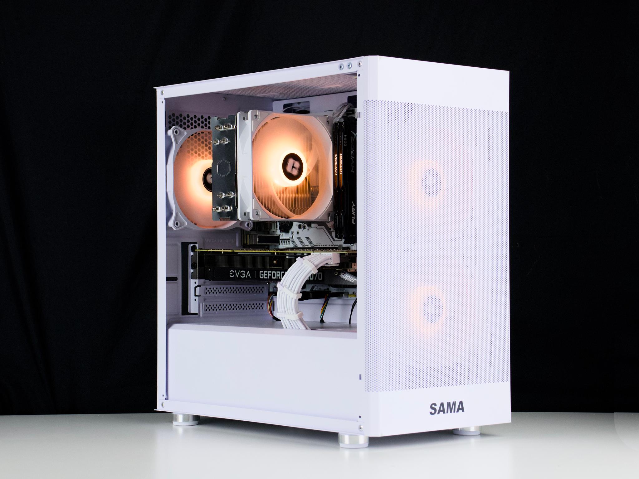 🧊❄️🧊 White Gaming PC – RTX 2070 Super , Ryzen 5 5500, 16GB RAM, 500GB SSD 🧊❄️🧊