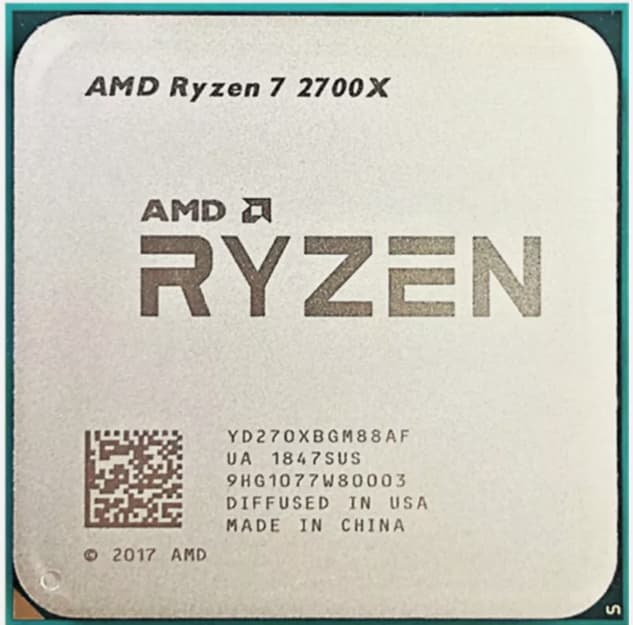 🔧 AMD Ryzen 7 2700X | 8-Core 16-Thread | 3.7GHz Base / 4.3GHz Boost | Socket AM4