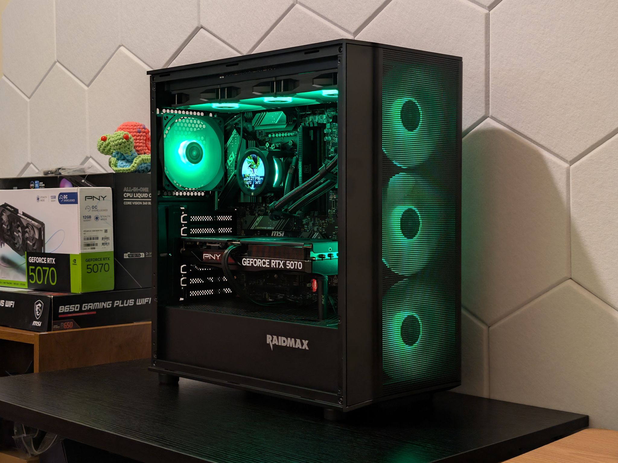 🐈‍⬛🔥1440p Gaming Beast | RTX 5070 | Ryzen 5 7600X | 1TB SSD | 32GB RAM | WiFi 6 & Bluetooth🔥🐈‍⬛