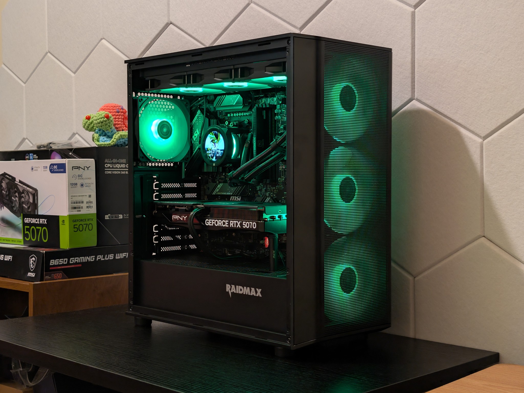 🐈‍⬛🔥1440p Gaming Beast | RTX 5070 | Ryzen 5 7600X | 1TB SSD | 32GB RAM | WiFi 6 & Bluetooth🔥🐈‍⬛