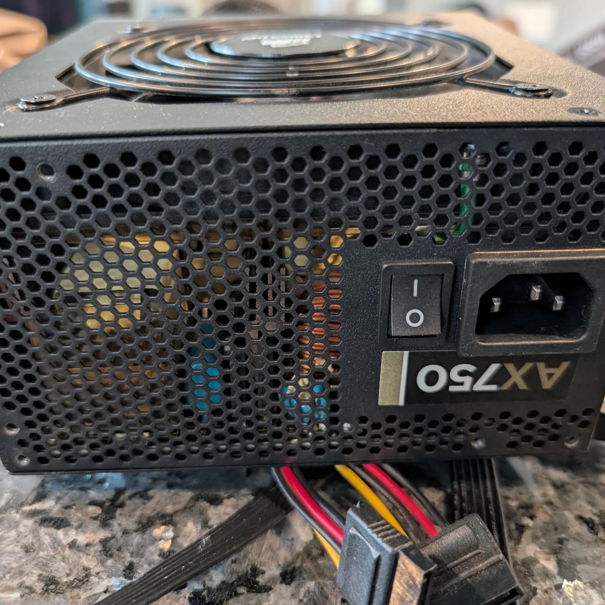 Corsair Ax750 750W Modular power supply PSU