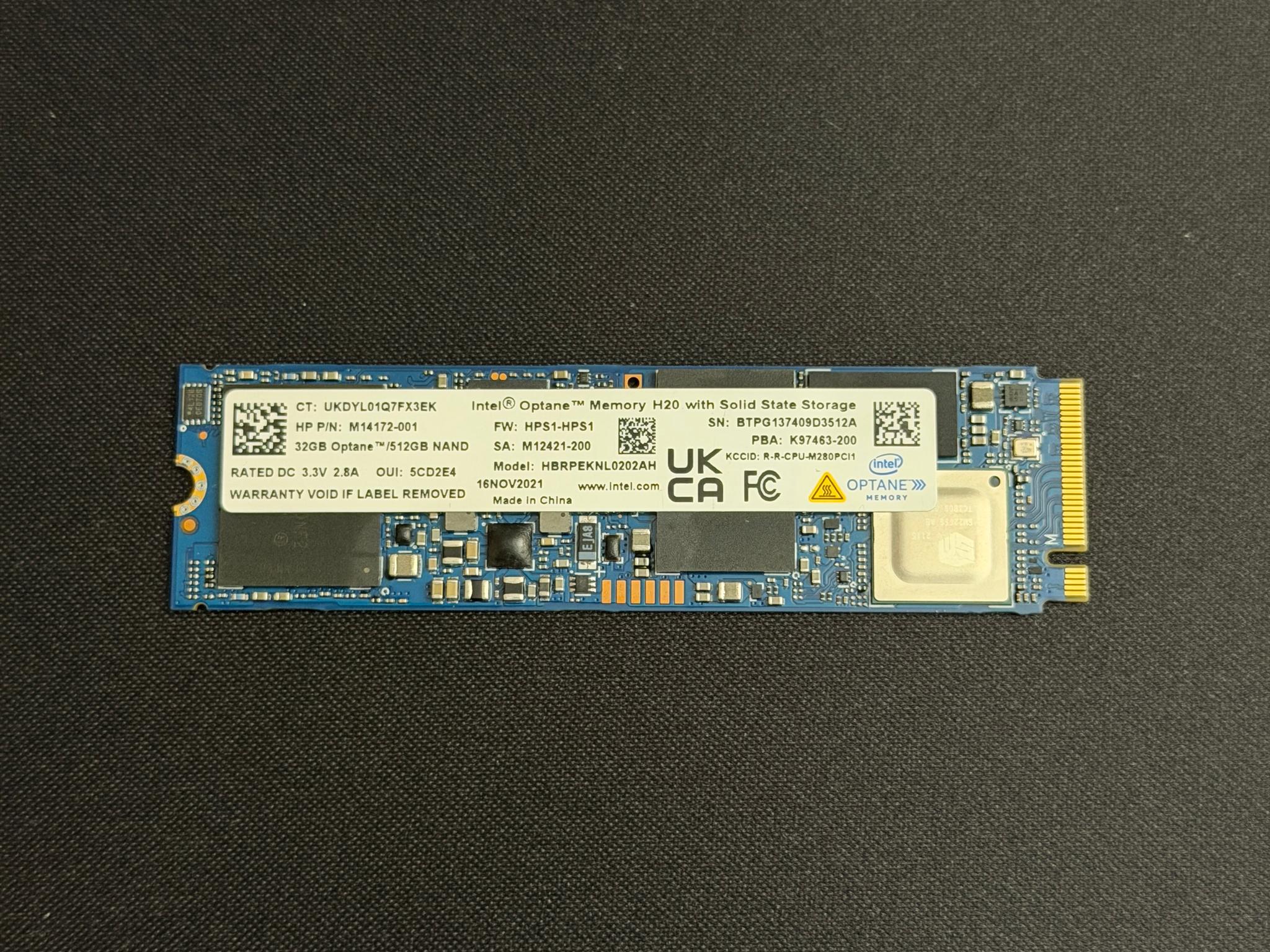 Intel NVMe SSD