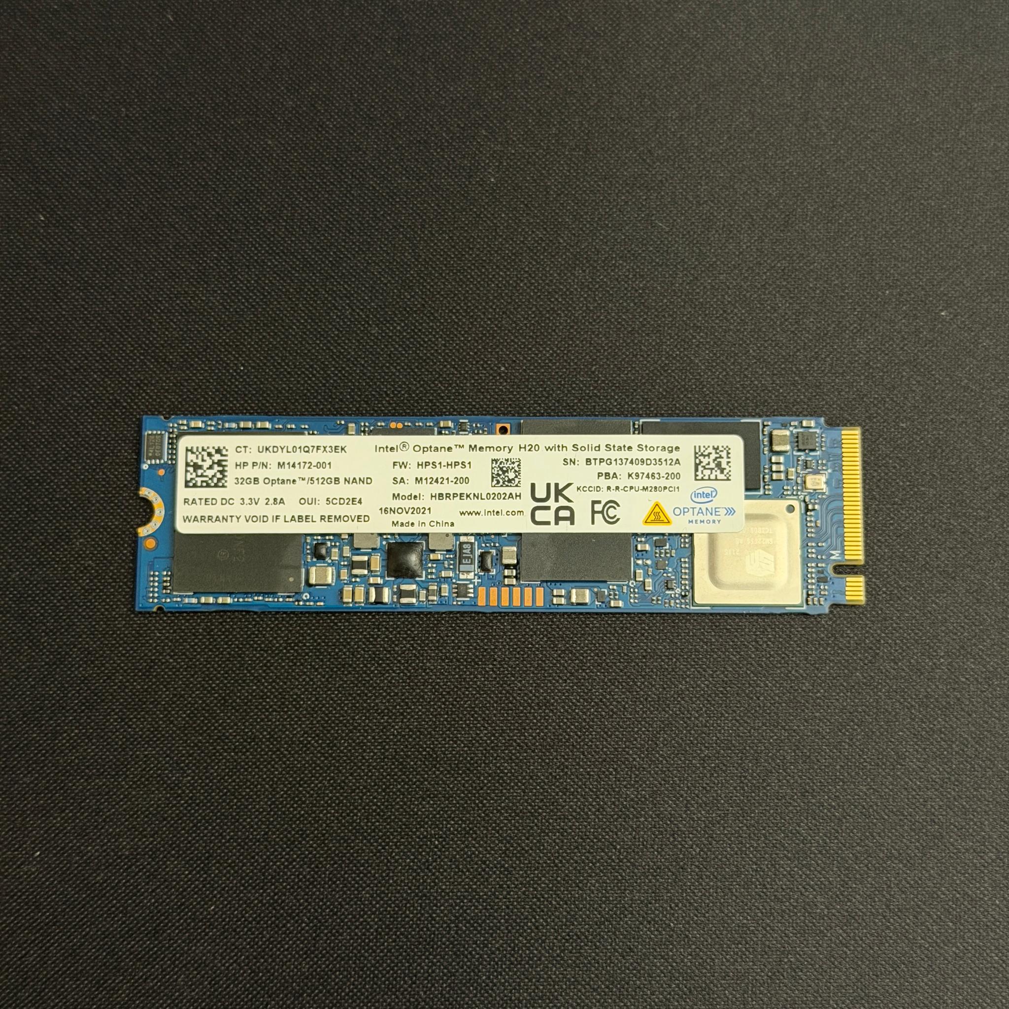 Intel NVMe SSD