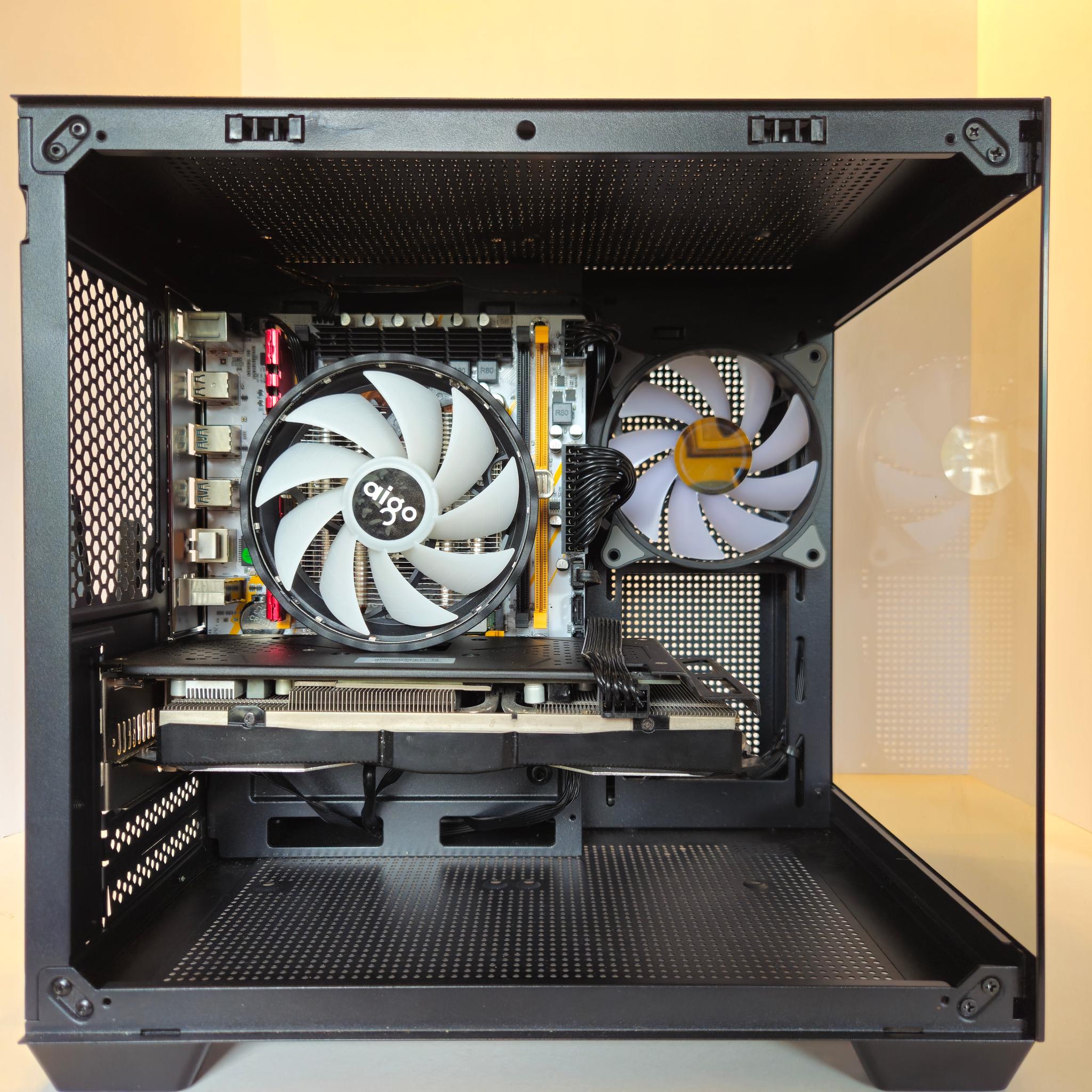Budget 14-Core Xeon Gaming PC w/ RX 580 8GB & Fish-Tank Case