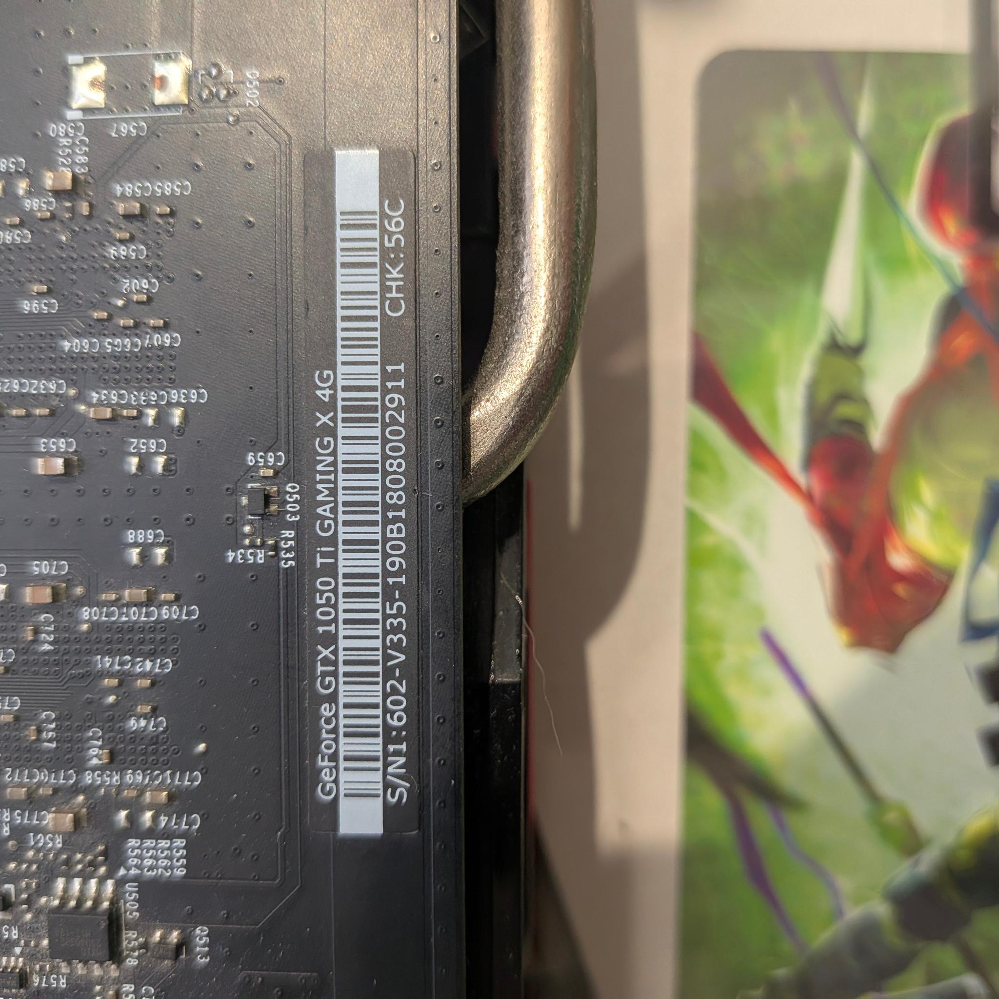 MSI GeForce GTX 1050 Ti GAMING X 4G