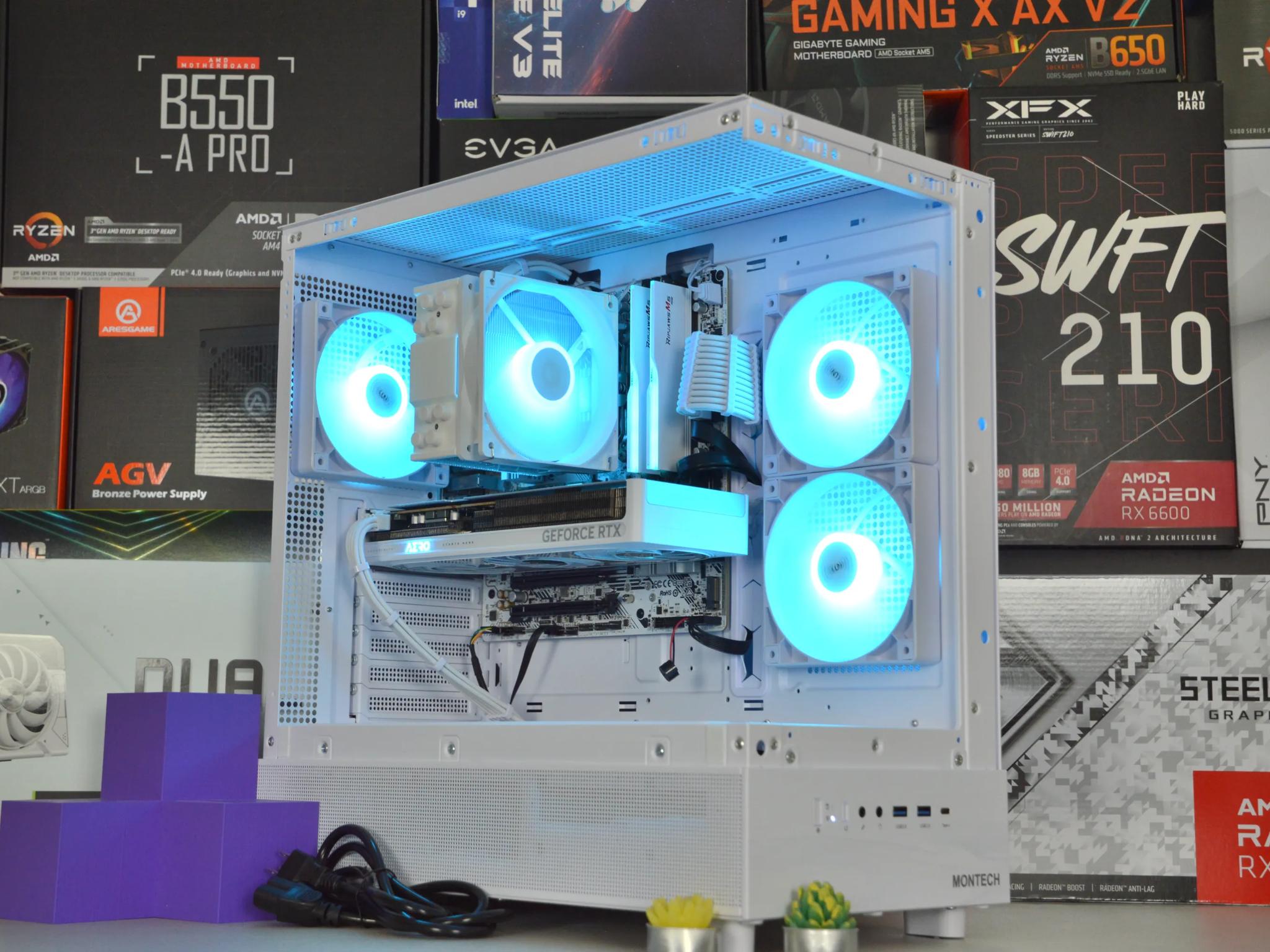 |🌨️White Ocean🌨️| RTX 5060 8GB| Ryzen 5 8400F | 32 GB DDR5 RAM | 1TB NVME SSD |