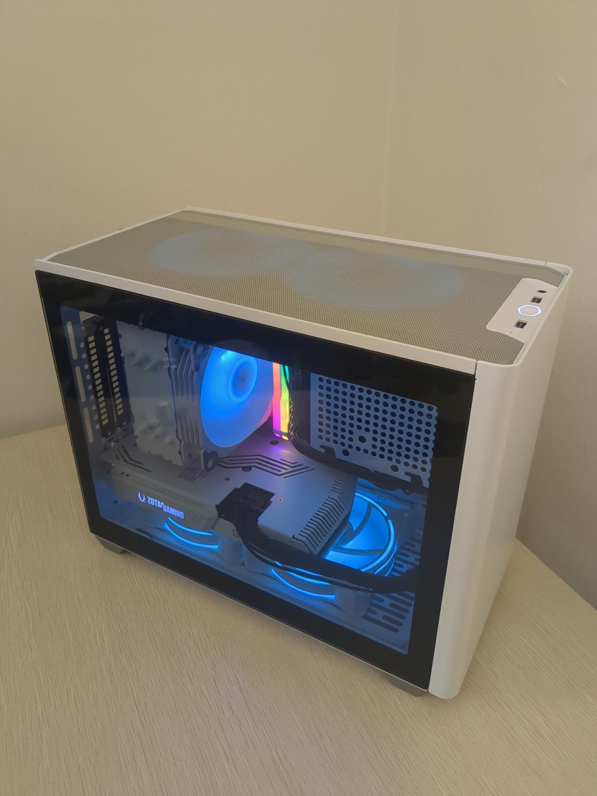 RTX 3070, Ryzen 5 5600 White Gaming PC (32GB RAM, 1TB SSD, Win11 Pro)