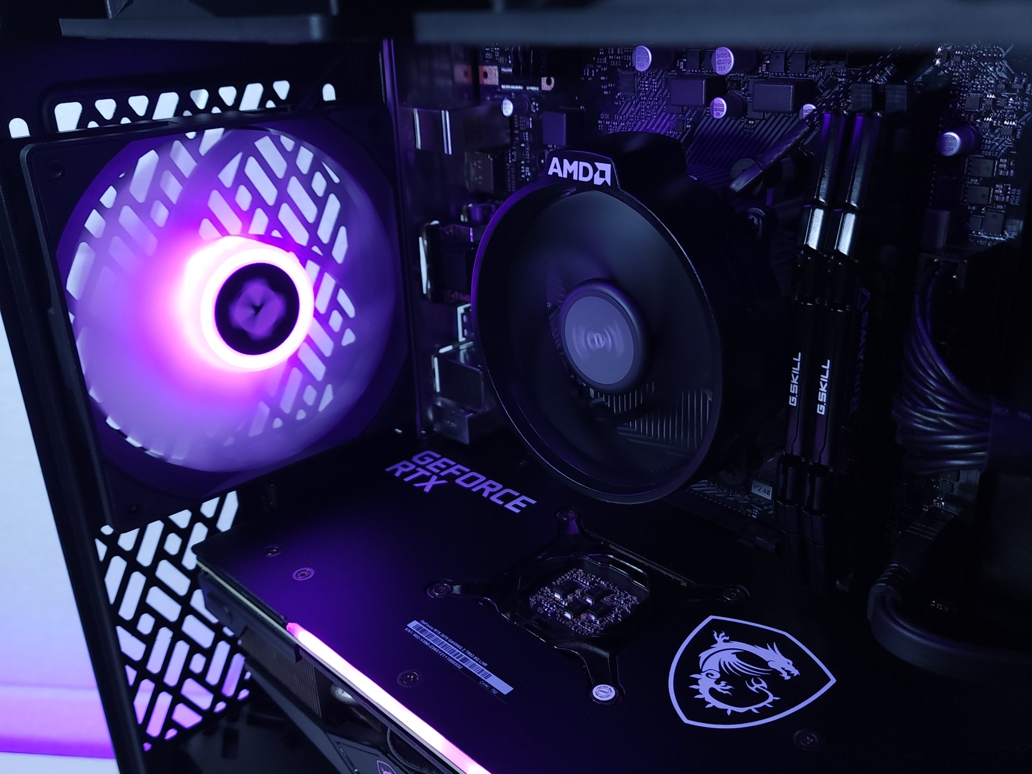 💜🖤RTX 3070 || Ryzen 5 5600GT || 1.5TB SSD* || 16GB 3200MHz DDR4 || 1080p/1440p Gaming Computer