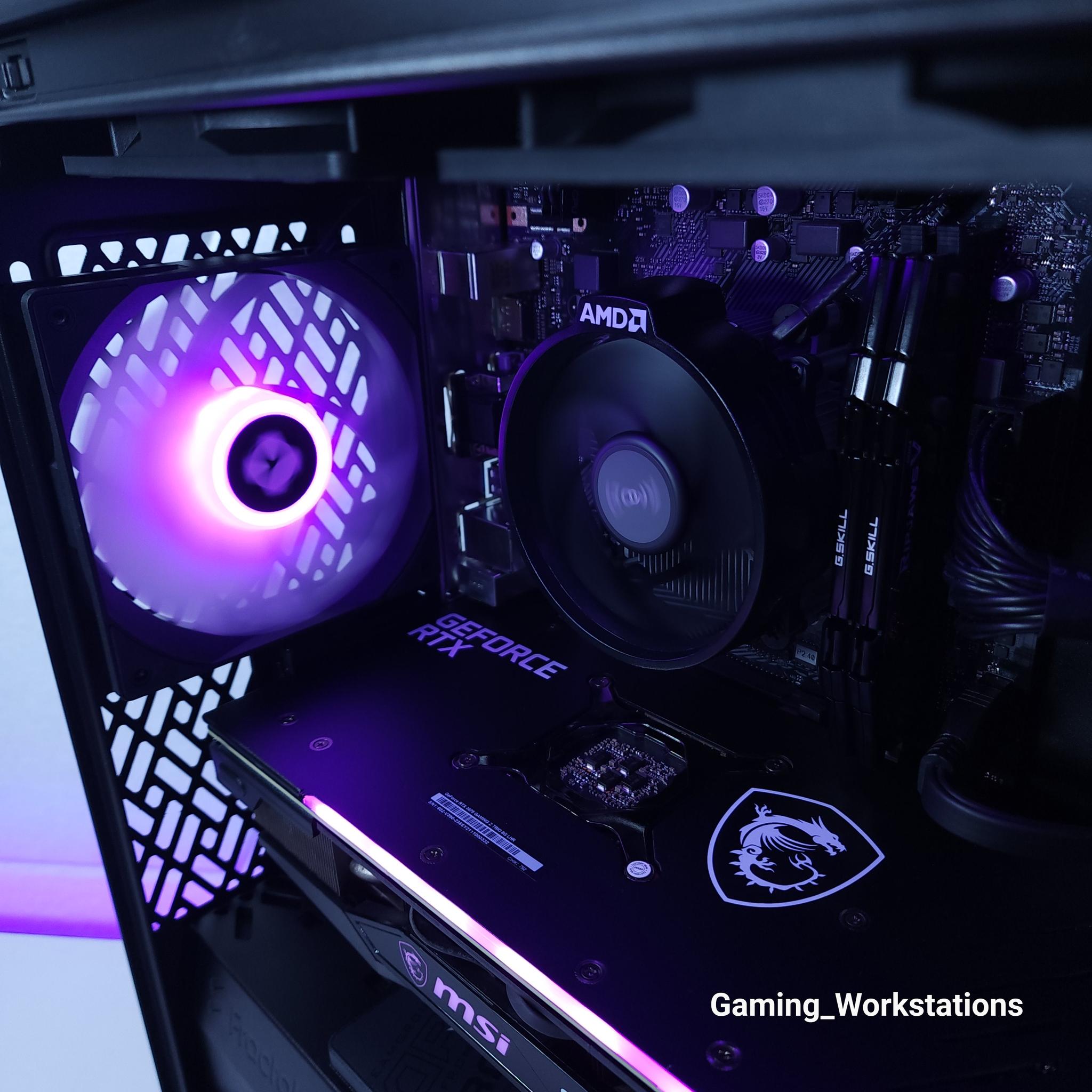 💜🖤RTX 3070 || Ryzen 5 5600GT || 1.5TB SSD* || 16GB 3200MHz DDR4 || 1080p/1440p Gaming Computer