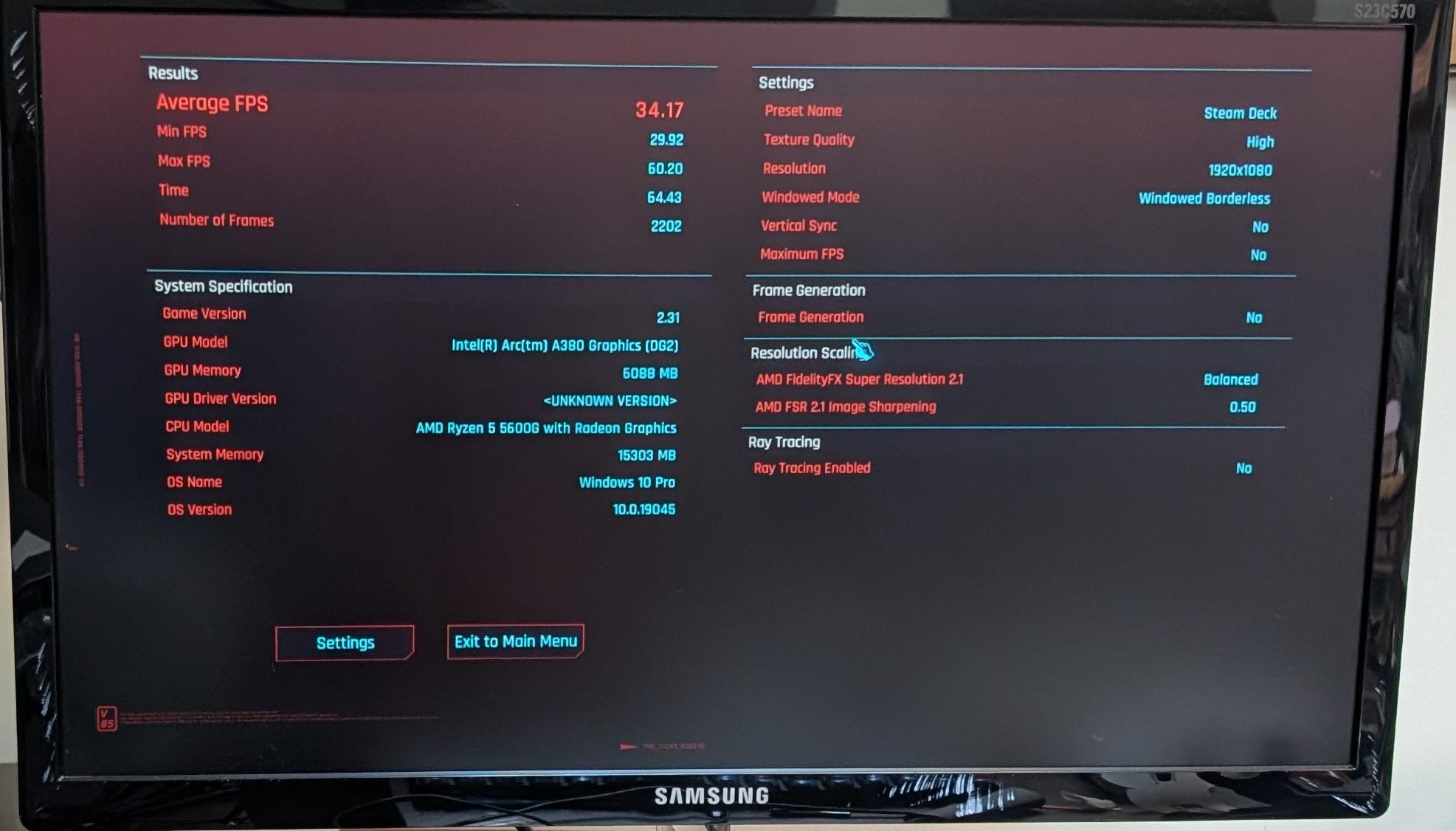 Steam OS console conversion of used HP Workstation, Intel Arc GPU added on