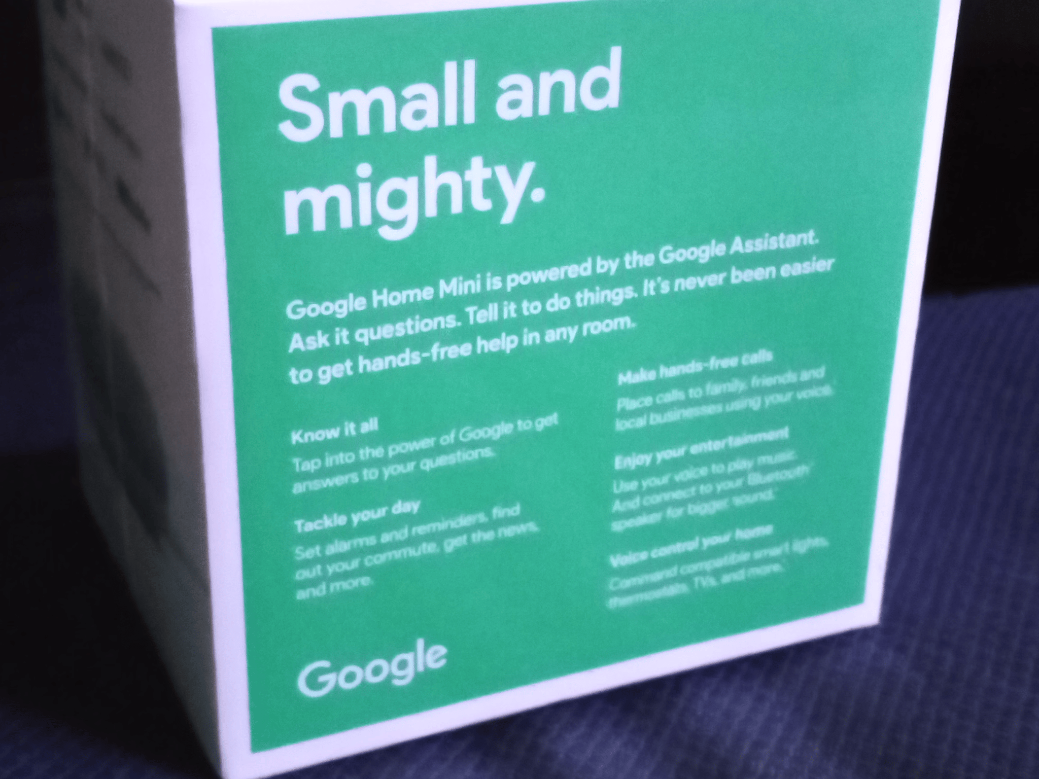 Google Home Mini (Aqua, 1st Gen)