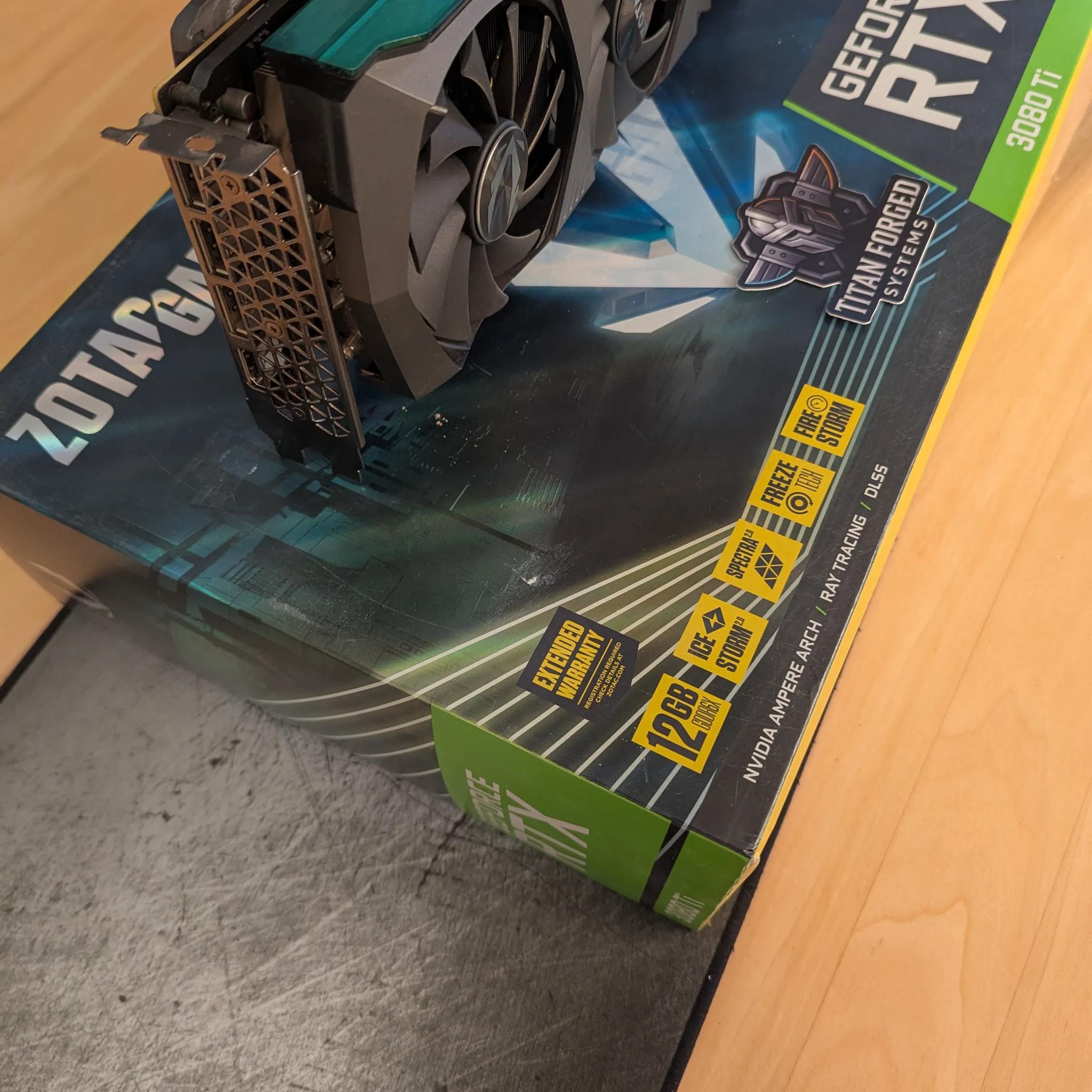 🌌 ZOTAC 3080 Ti AMP HoloBlack – RGB Beast | 12GB GDDR6X | 4K Ultra Gaming