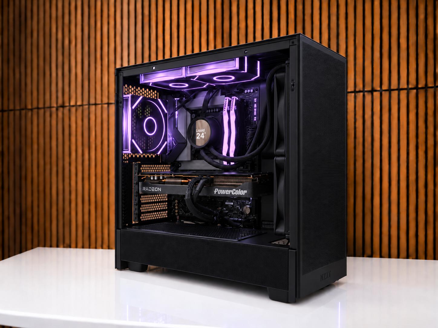 RX 9070XT 16GB |  INTEL 270K Plus | 32GB DDR5 | NVME | WIFI 7 | Windows 11 | LCD | GOLD PSU