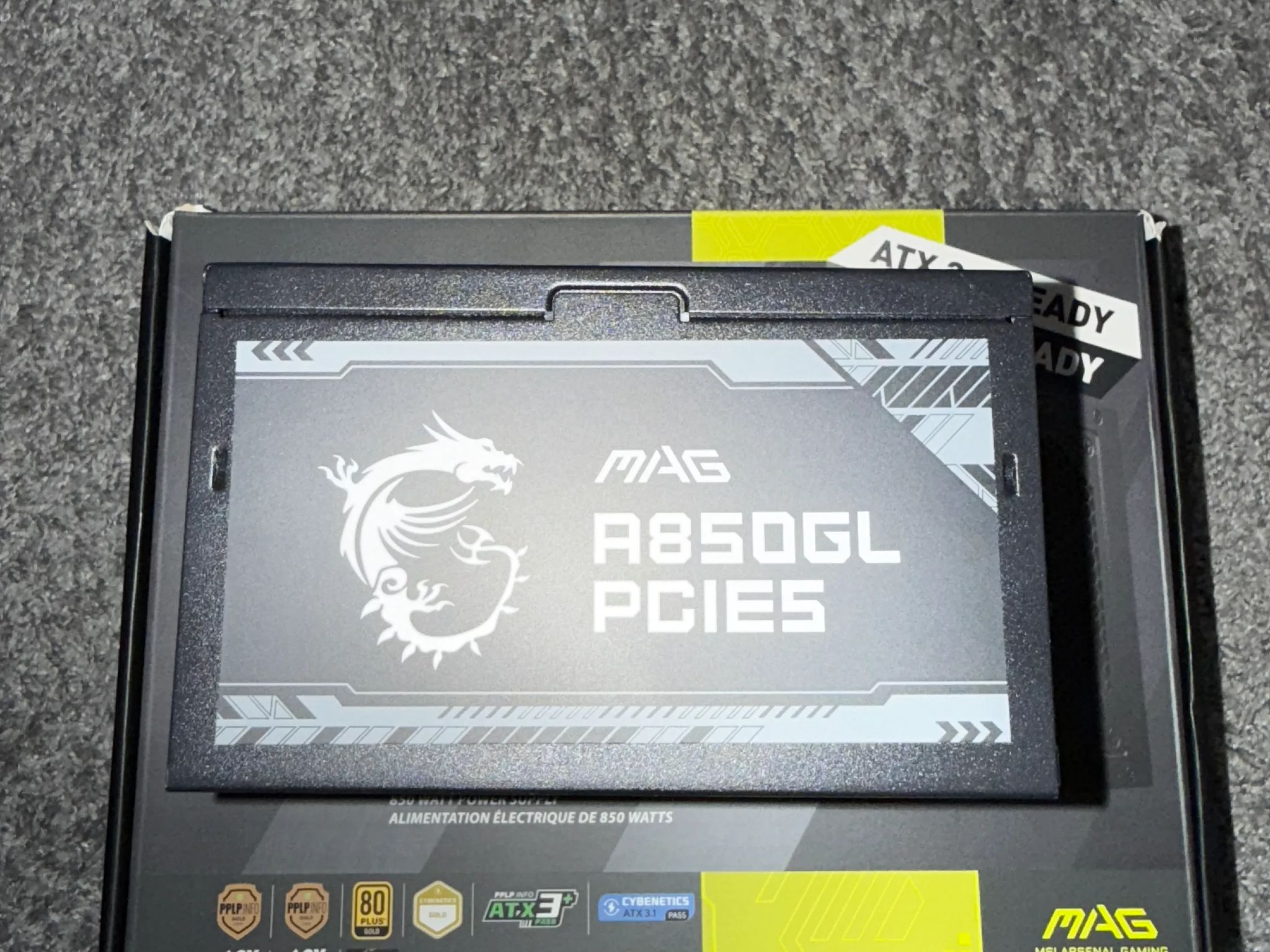 MSI MAG A850GL PSU