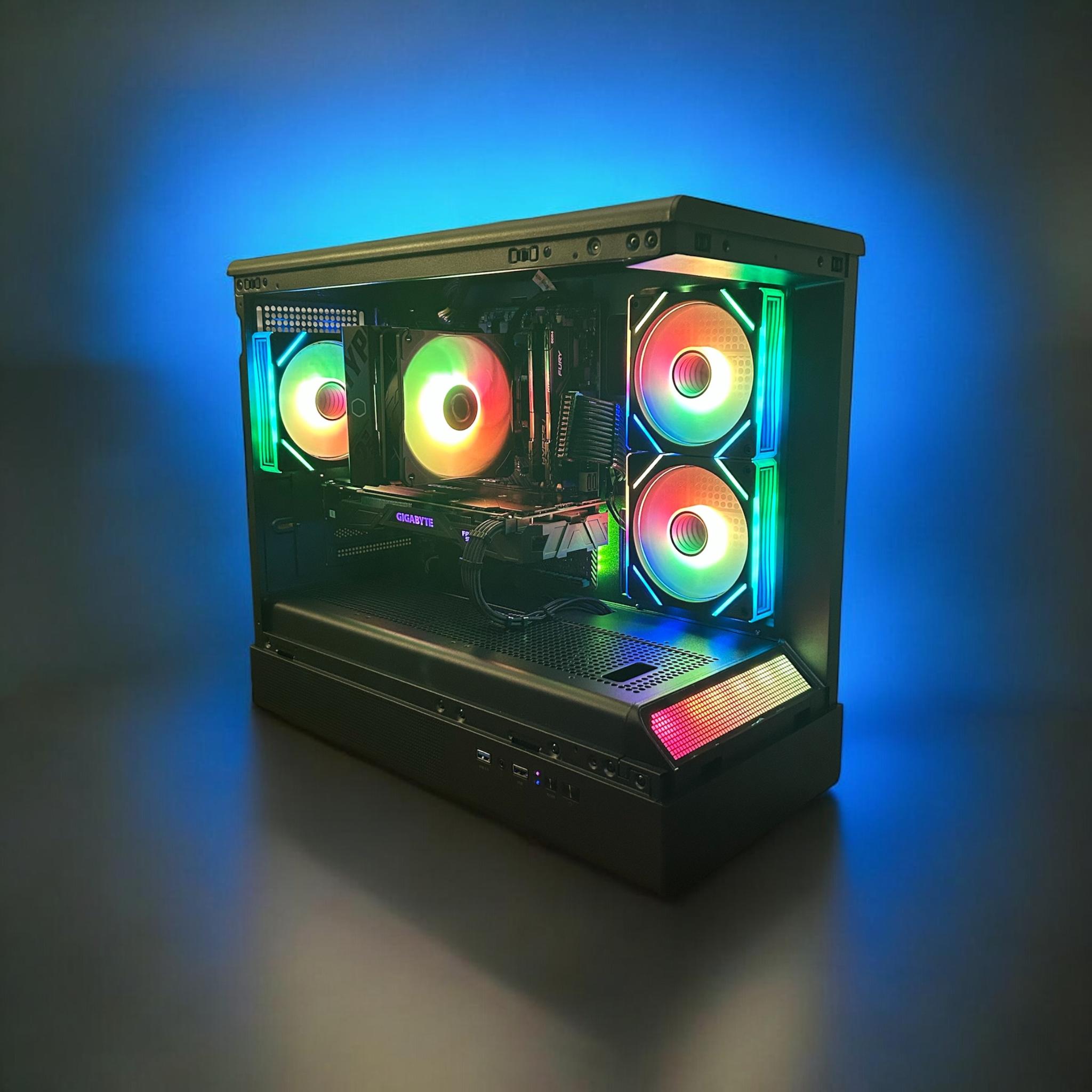 Gigabyte OC GTX 1080 | Ryzen 5 2600 | Black Gaming PC