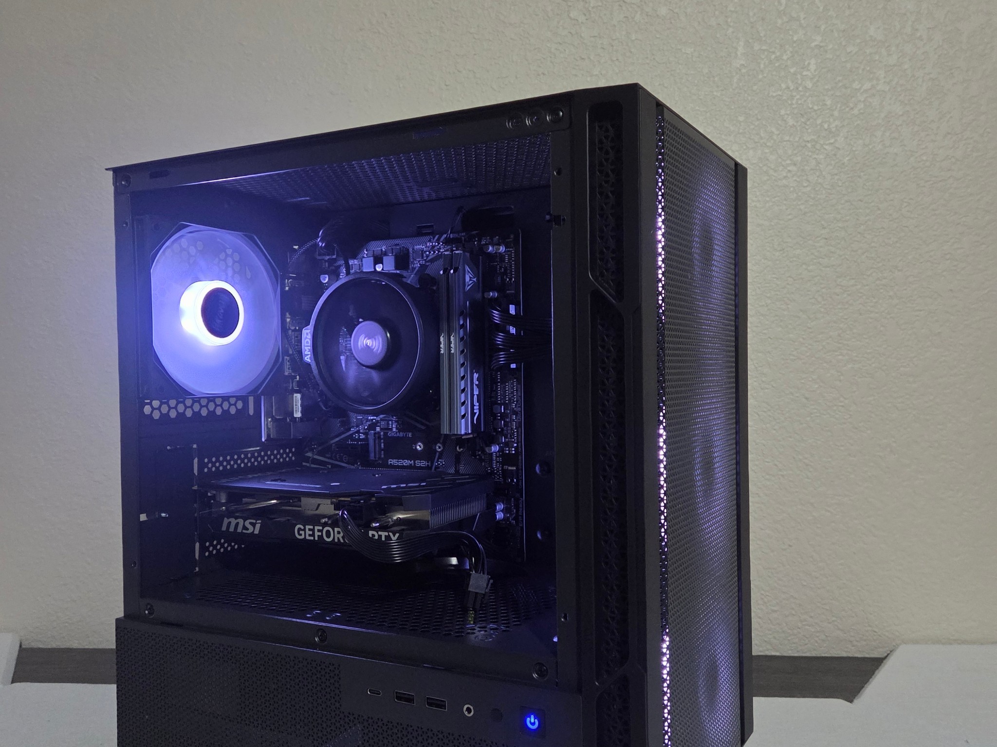🌑 Shadow /RTX 4060 Gaming PC/ 🖤⛈️