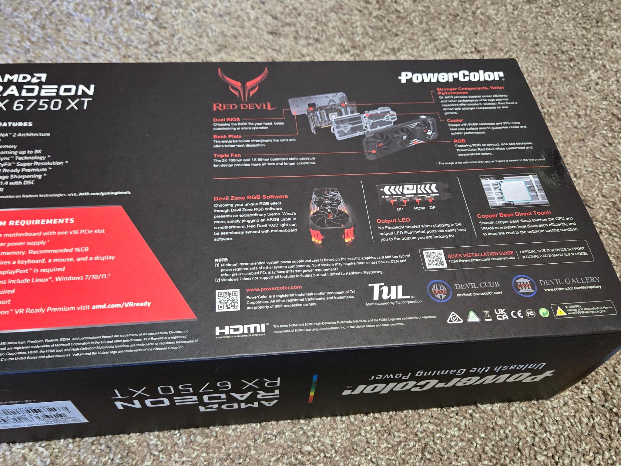 PowerColor Red Devil Radeon RX 6750 XT