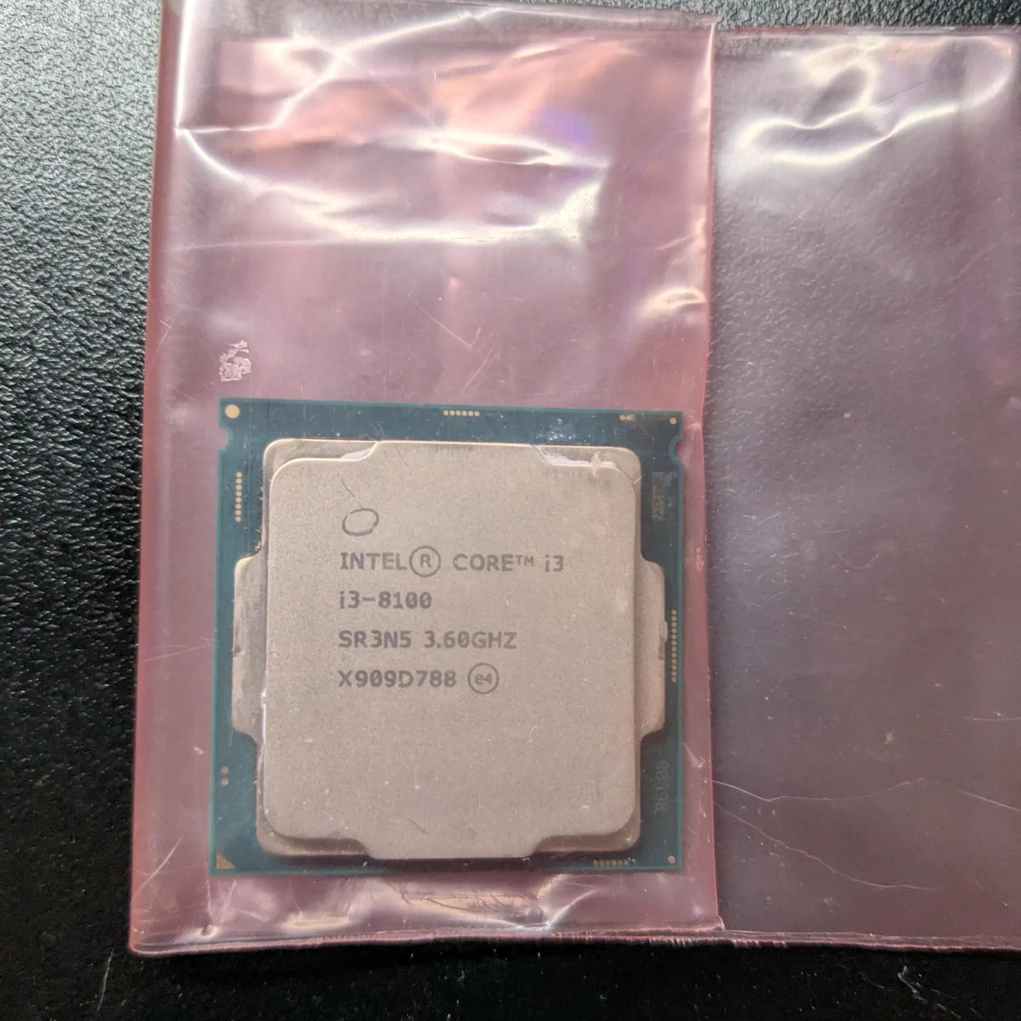 Intel i3-8100 Quad Core (4c4t) 3.6GHz LGA 1151v2