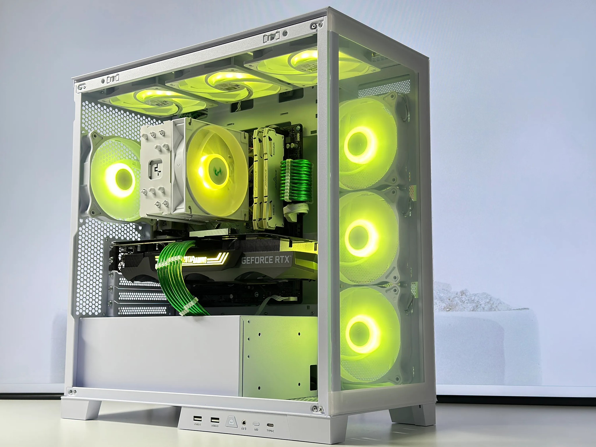 🖤💚❔The Riddler- NVidia RTX 3070 Ti-AMD Ryzen 7 5700X 8-Core-32GB DDR4-1TB NVME