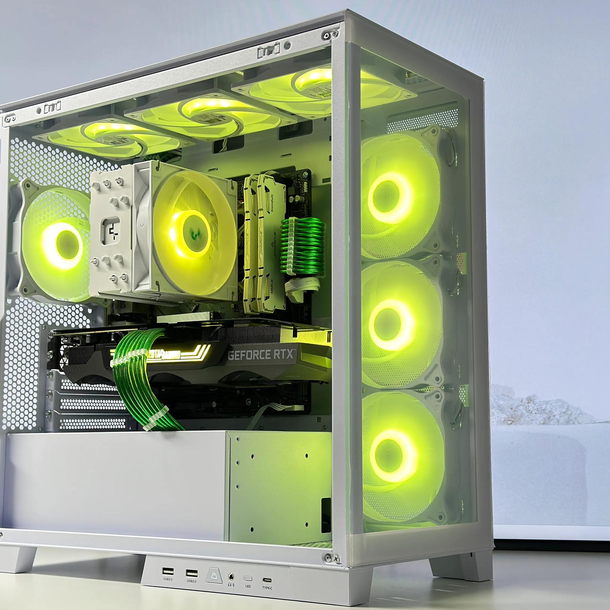 🖤💚❔The Riddler- NVidia RTX 3070 Ti-AMD Ryzen 7 5700X 8-Core-32GB DDR4-1TB NVME