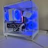 ❄️ Frost Neon Flow – RTX 2060 12GB Gaming PC 🤍