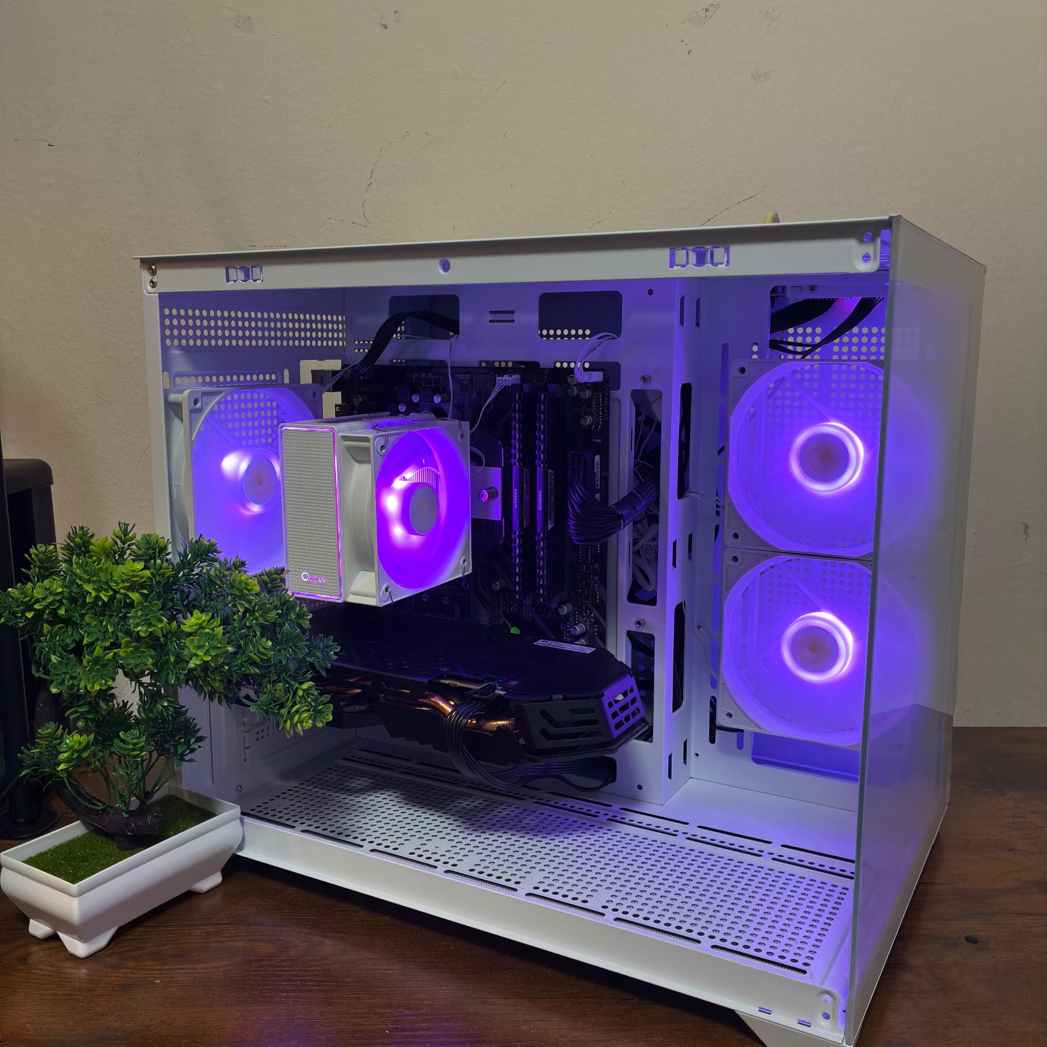 ❄️🎮 White Budget Gaming PC – Perfect for Fortnite & Valorant! 🎮🔥