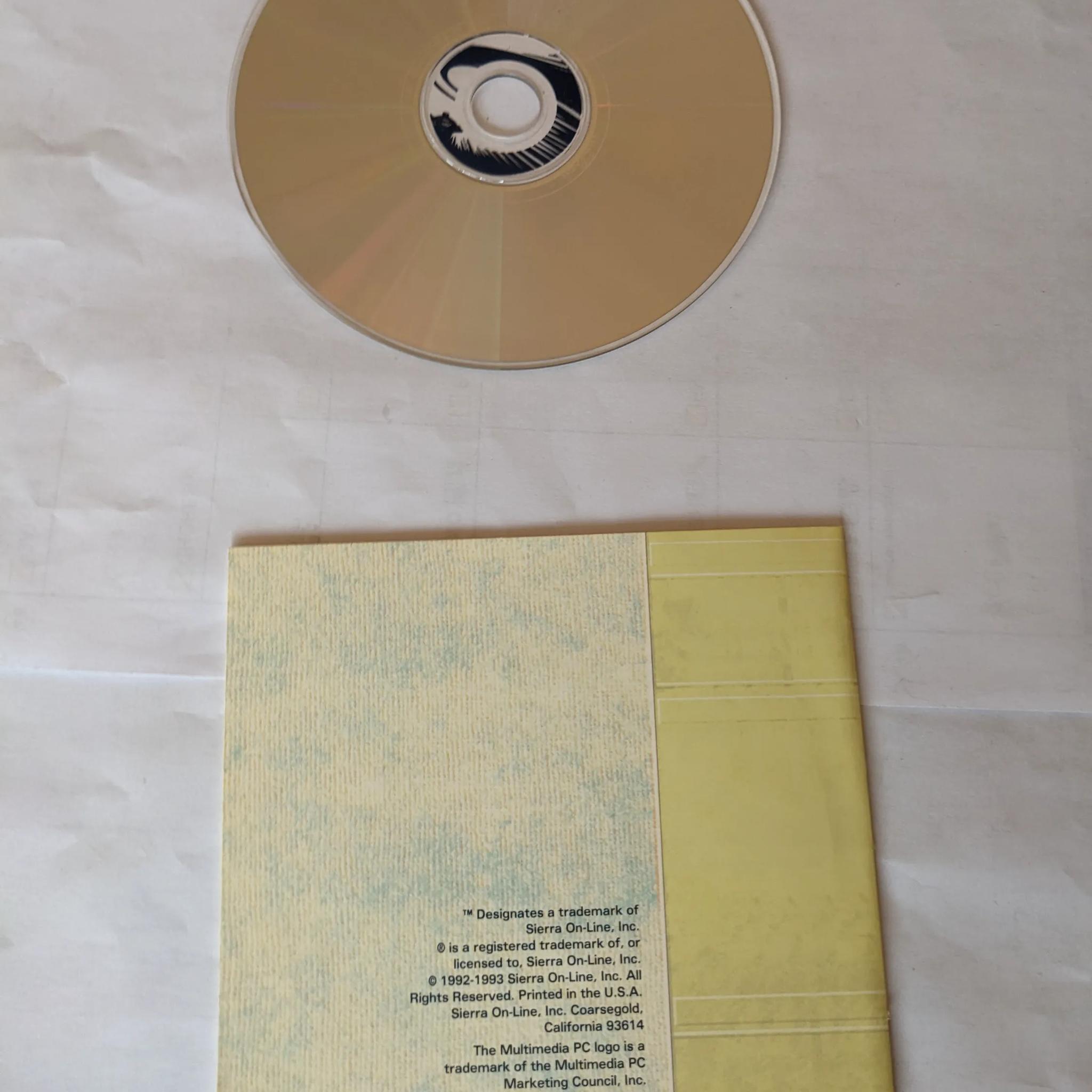 King's Quest VI PC CD-ROM and Manual. Very good condition!