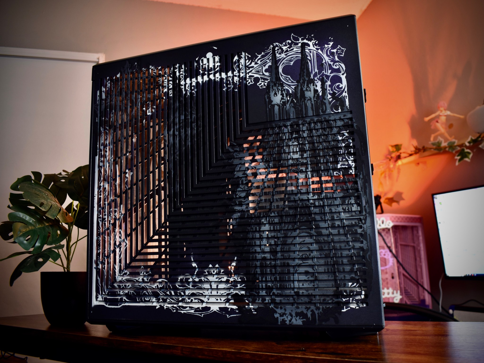 A 🖤 Glimpse - Cathedral Theme Customized PC Case - M2O