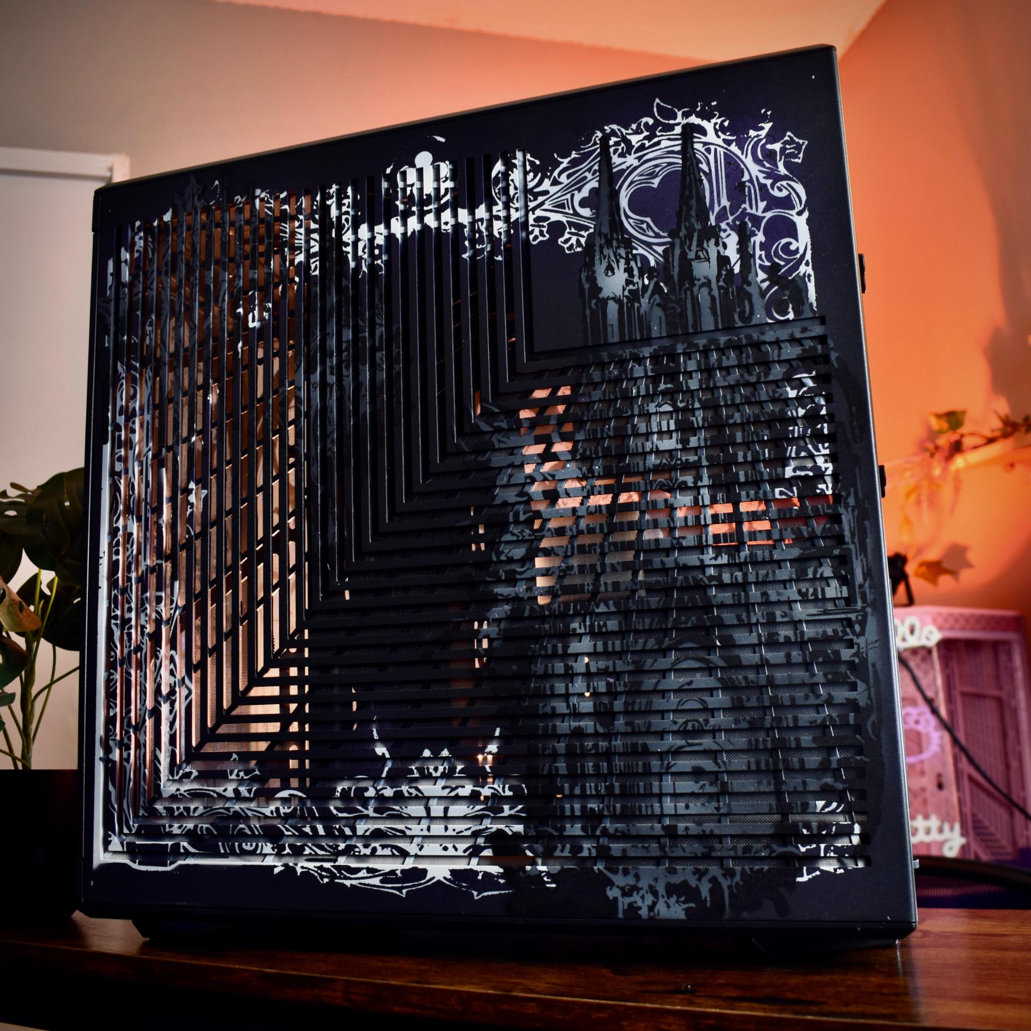 A 🖤 Glimpse - Cathedral Theme Customized PC Case - M2O