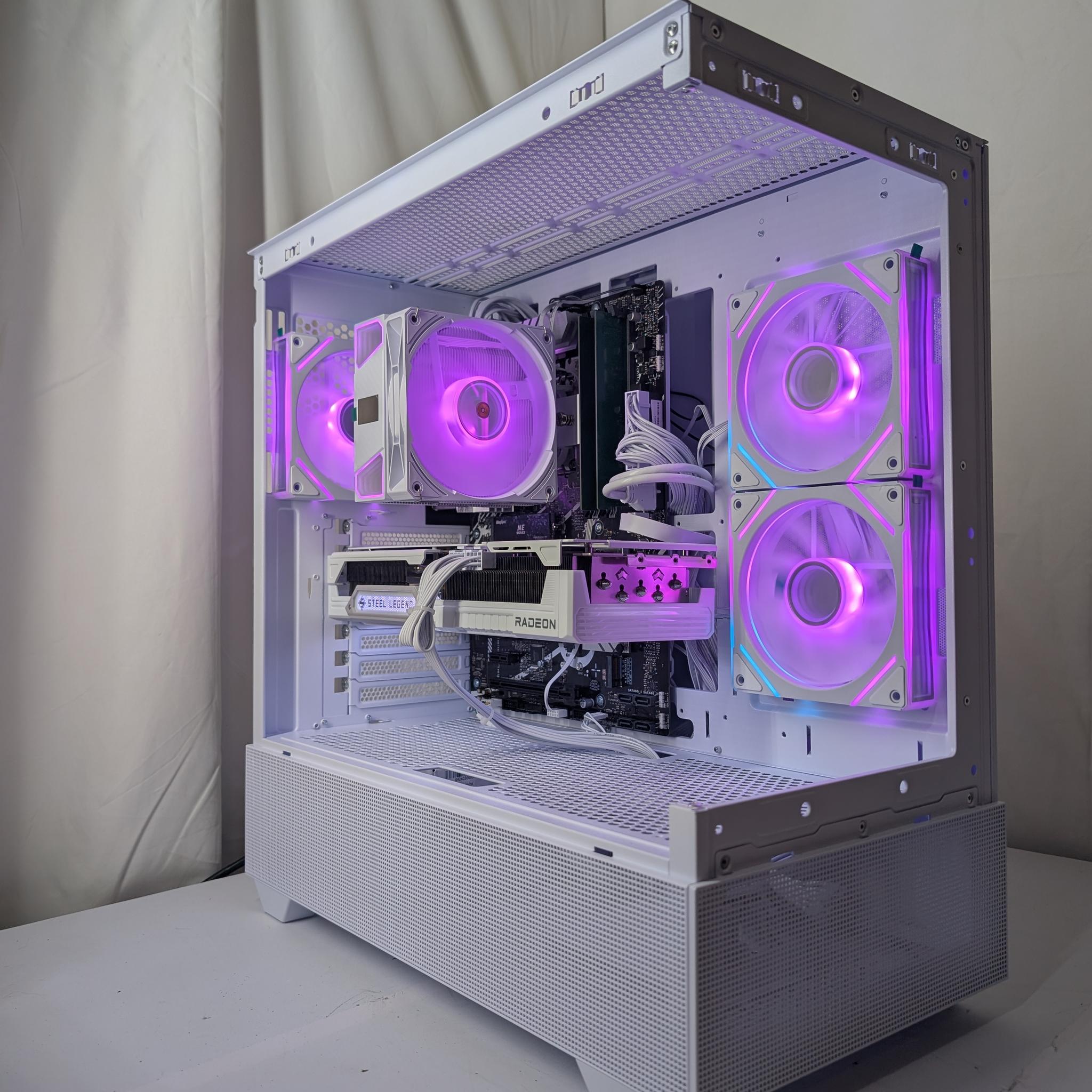 9070XT 16GB | I5 12600KF | 16GB DDR5 | 1TB NVME | 1000W PSU |ALL WHITE