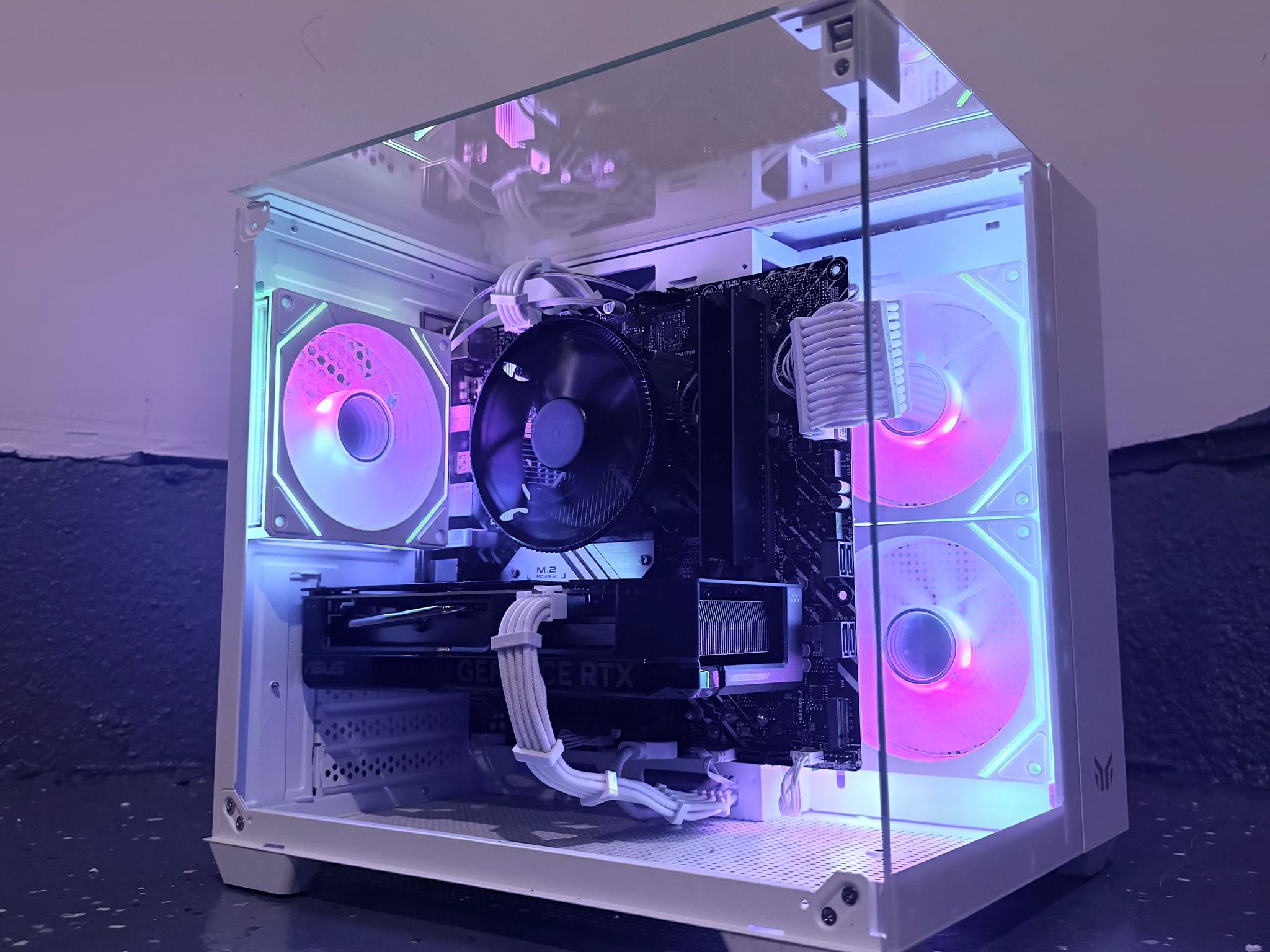 🌈"Lunar Opal"⚪️ | 1080p Gaming | RTX 4060 | i5 12400F | 16B Ram | 1TB SSD | Free Shipping