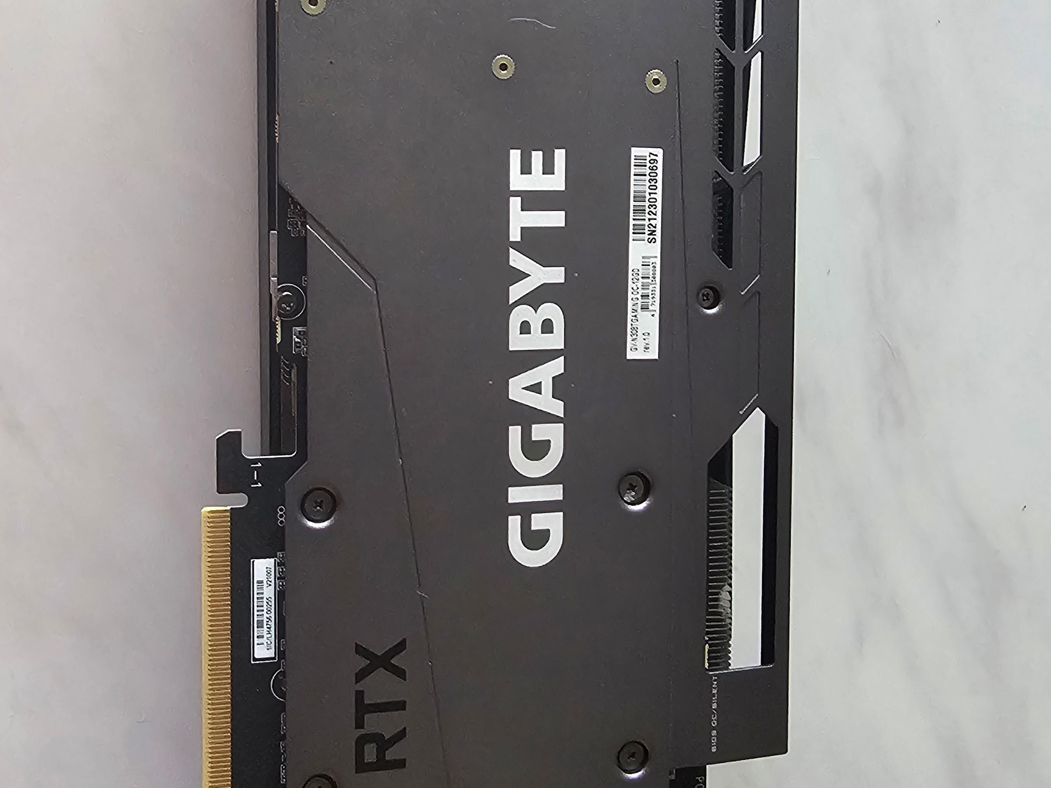 Gigabyte RTX 3080 Ti Gaming OC - Intermittent Display (Passes POST) - FOR PARTS