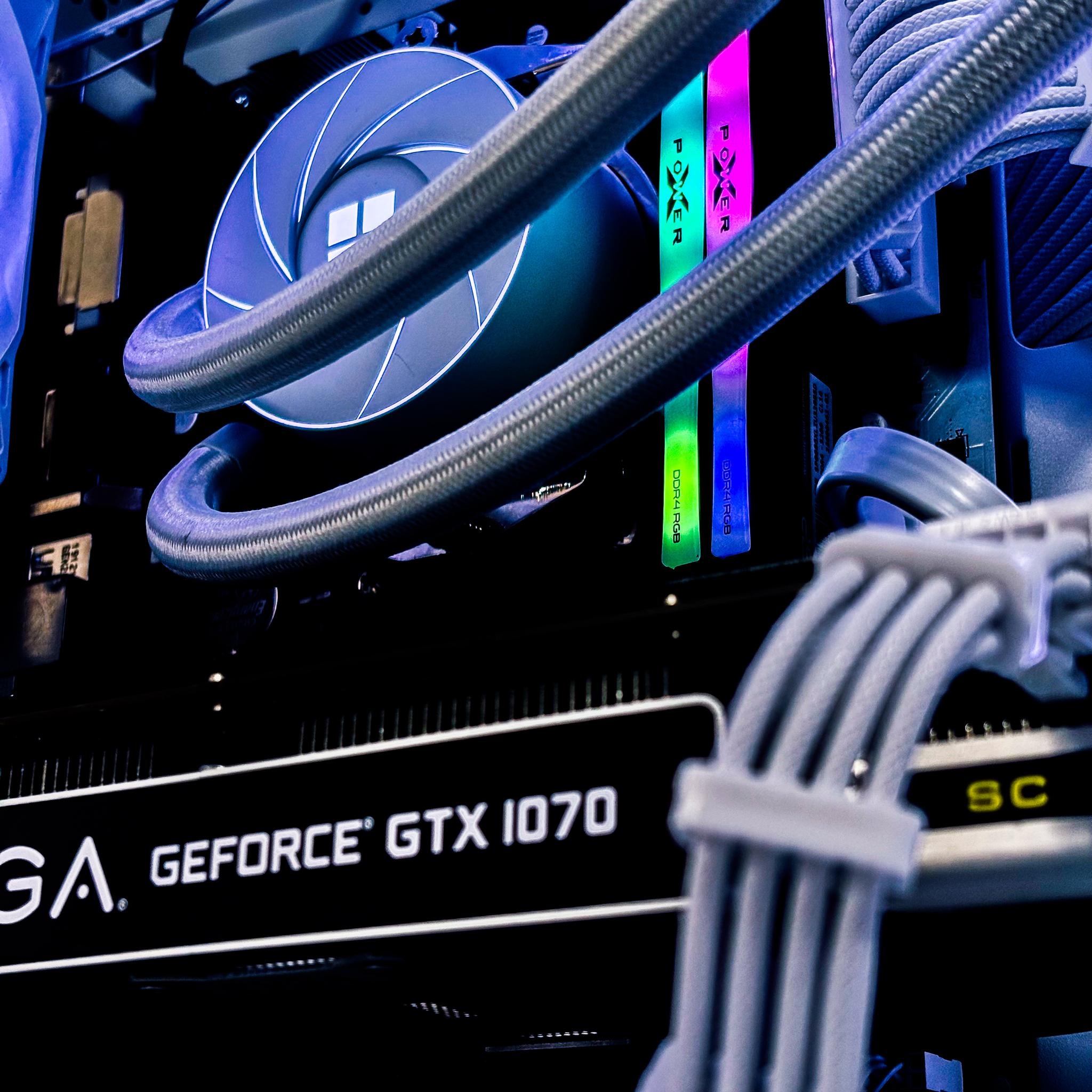 💙⚓️Atlas⚓️🌊Gaming Pc🌊 Nvidia GTX 1070 8GB🌊 AMD Ryzen 5 3600 6 core 🌊 16GB DDR4 🌊 512GB NVME SSD