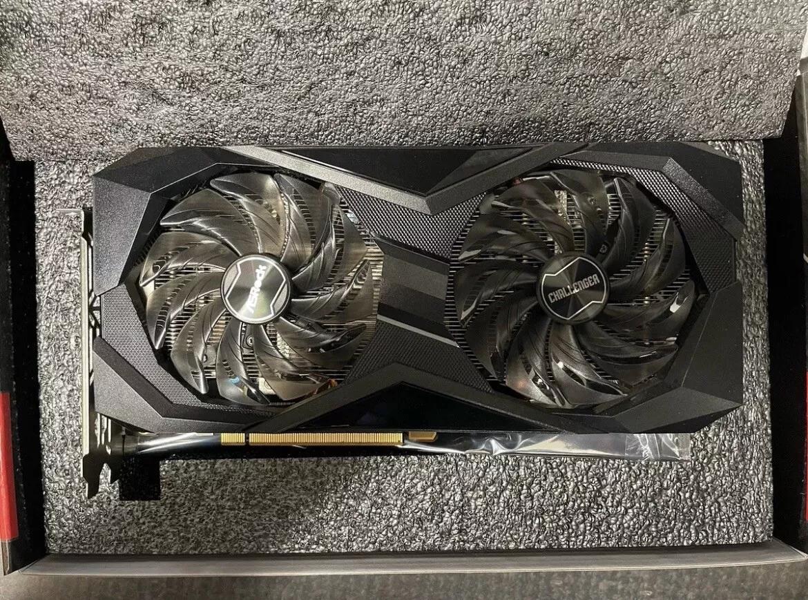 ASRock RX 6600 CLD Challenger D 8GB GDDR6 GPU ( New Thermal Paste, Cleaned)