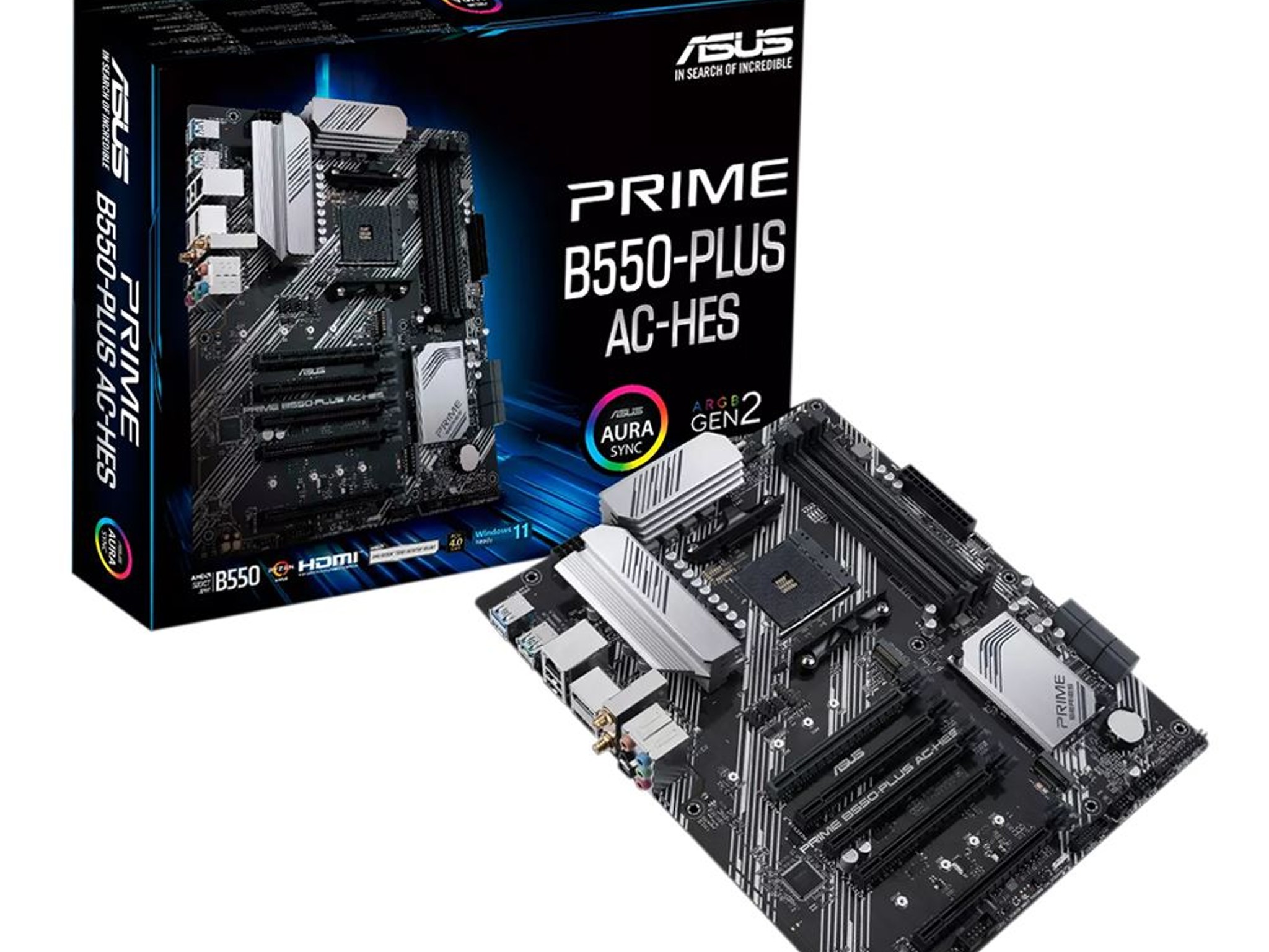ASUS B550-PLUS Prime AC-HES AMD AM4 ATX Wifi Motherboard