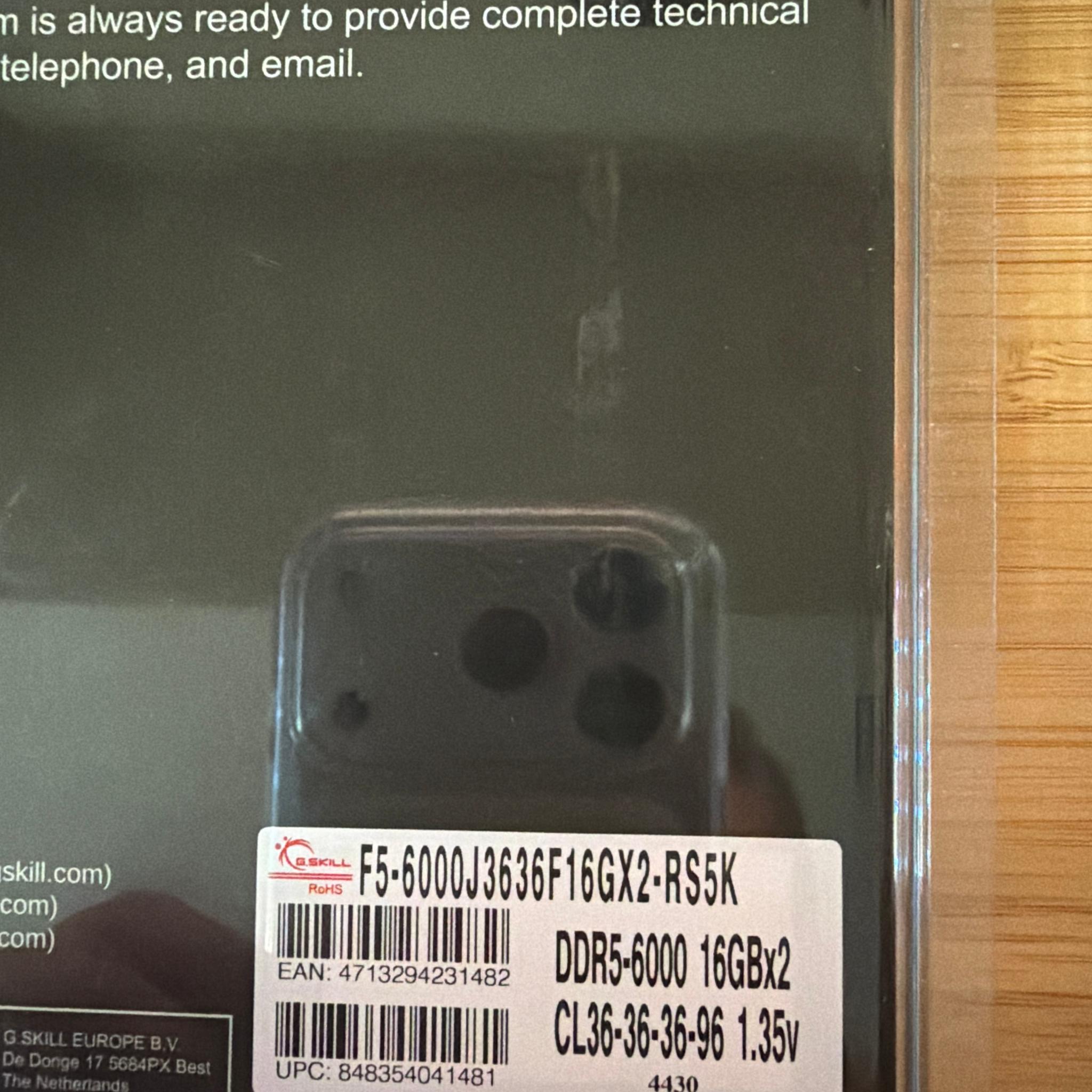 BNIB G.SKILL RIPJAWS S5 2x16GB DDR5