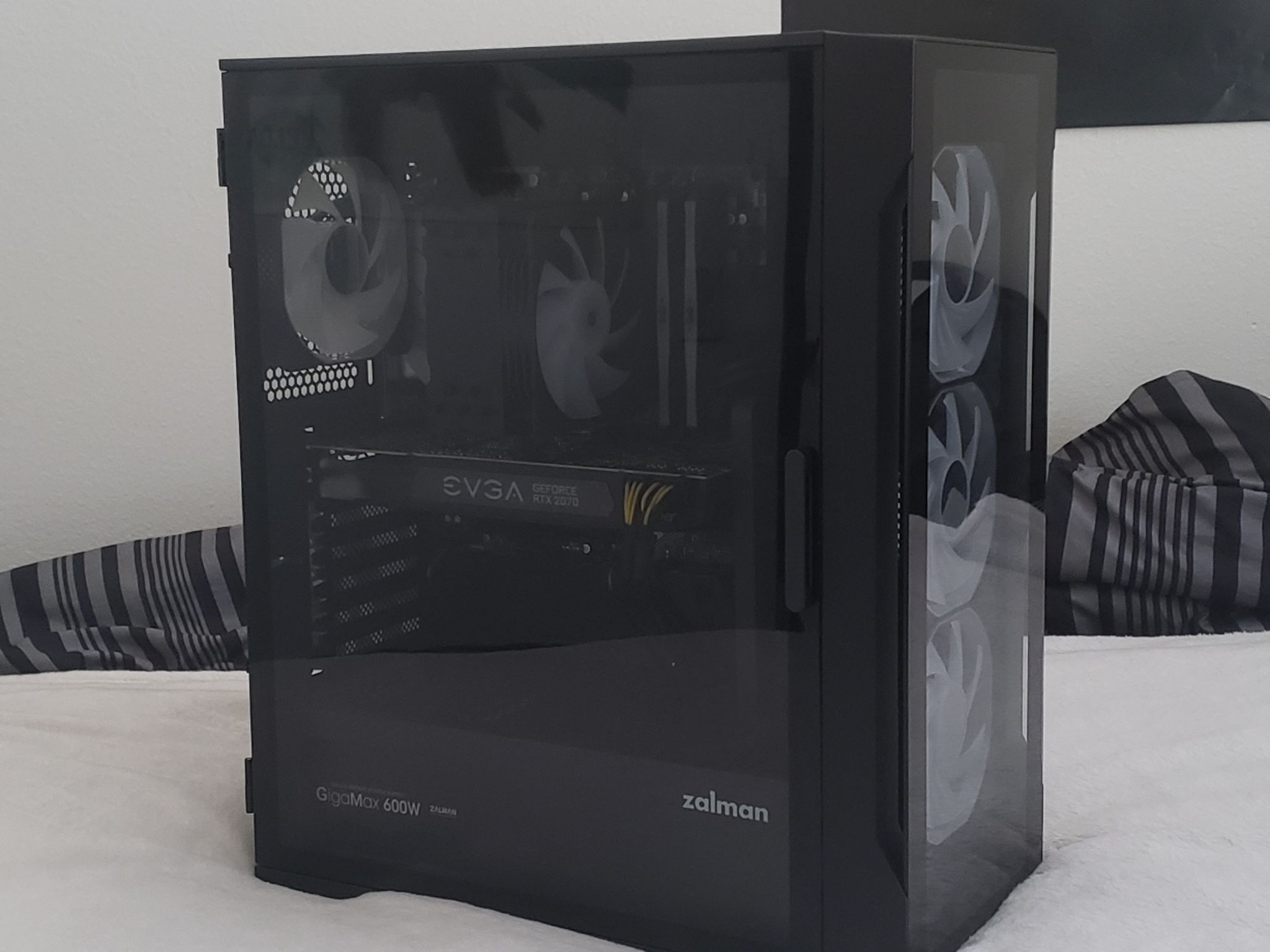 "The CryoFlux:" High Performance Gaming PC. Ryzen 7 5700X3D, RTX 2070 SUPER, 16GB RAM