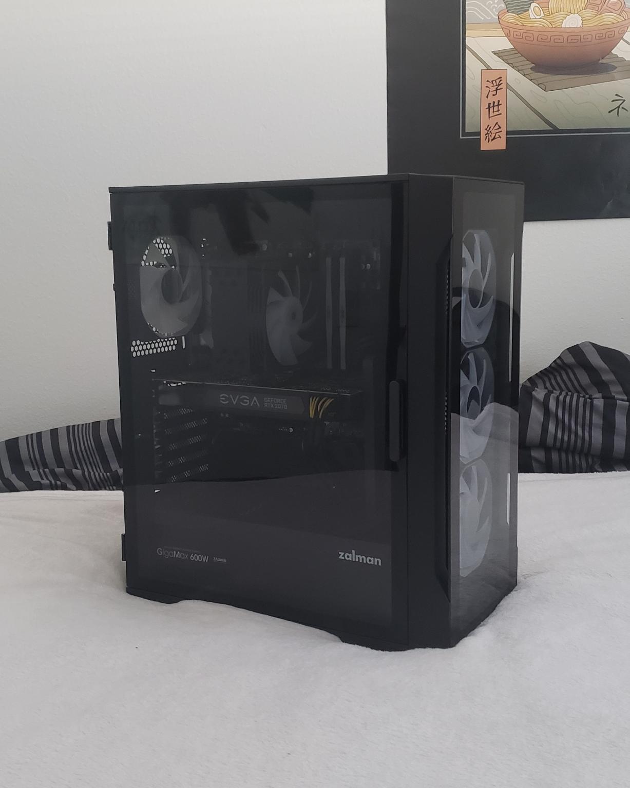 "The CryoFlux:" High Performance Gaming PC. Ryzen 7 5700X3D, RTX 2070 SUPER, 16GB RAM