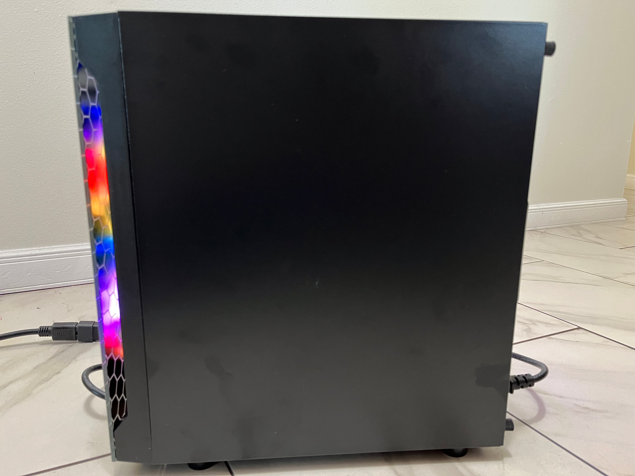 Super Budget PC - Intel i3-4160, NVIDIA GT 1030, 12GB RAM, 378GB Storage, w/ Wi-Fi, BT & RGB Remote