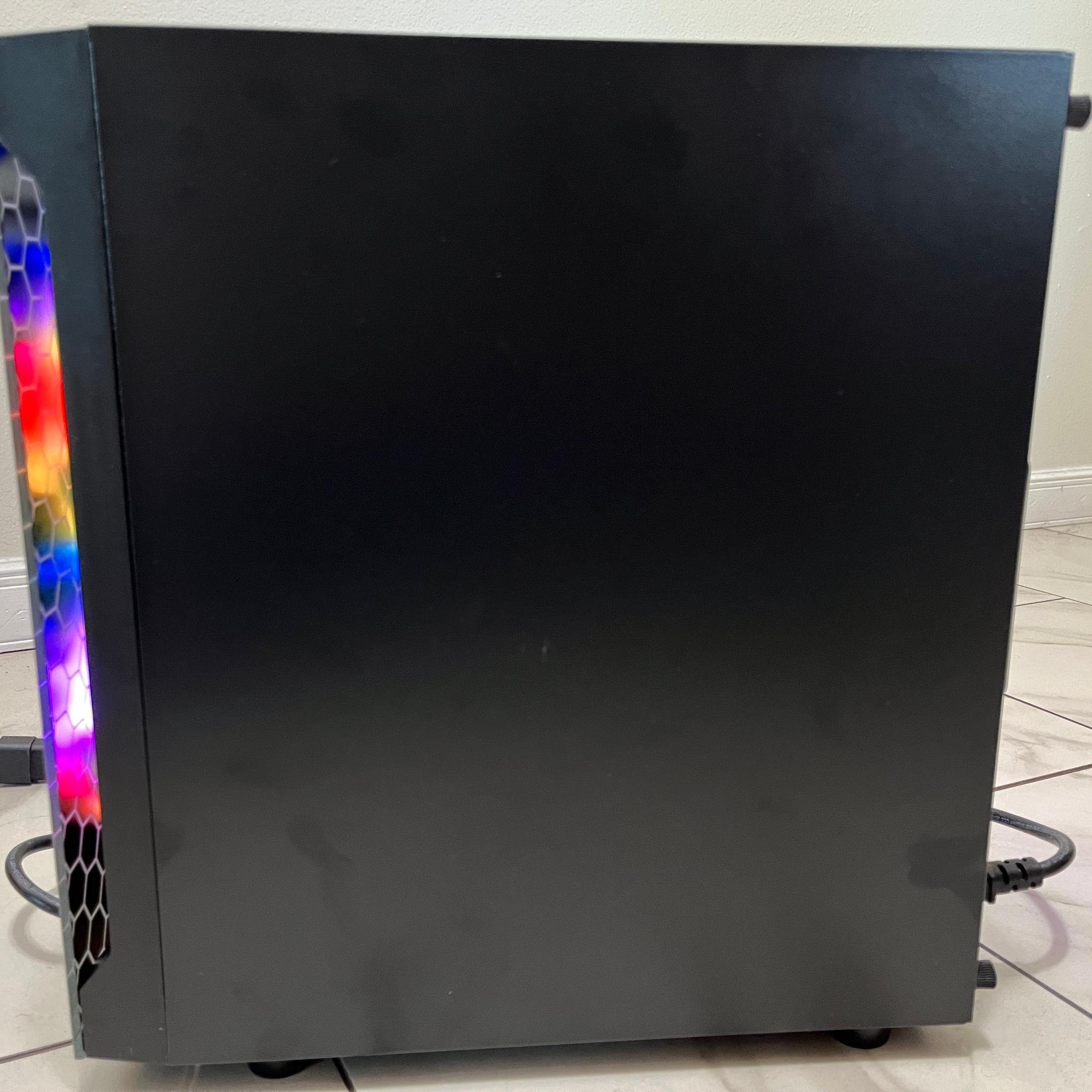 Super Budget PC - Intel i3-4160, NVIDIA GT 1030, 12GB RAM, 378GB Storage, w/ Wi-Fi, BT & RGB Remote