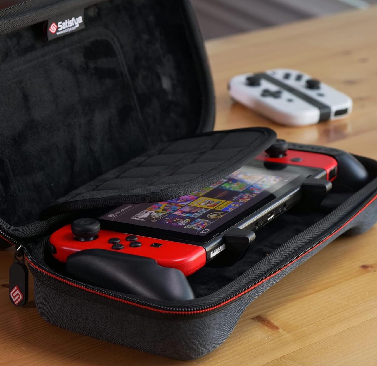 Satisfye ZenGrip Pro Gen 3 OLED Slim Bundle, Accessories Compatible with Nintendo Switch