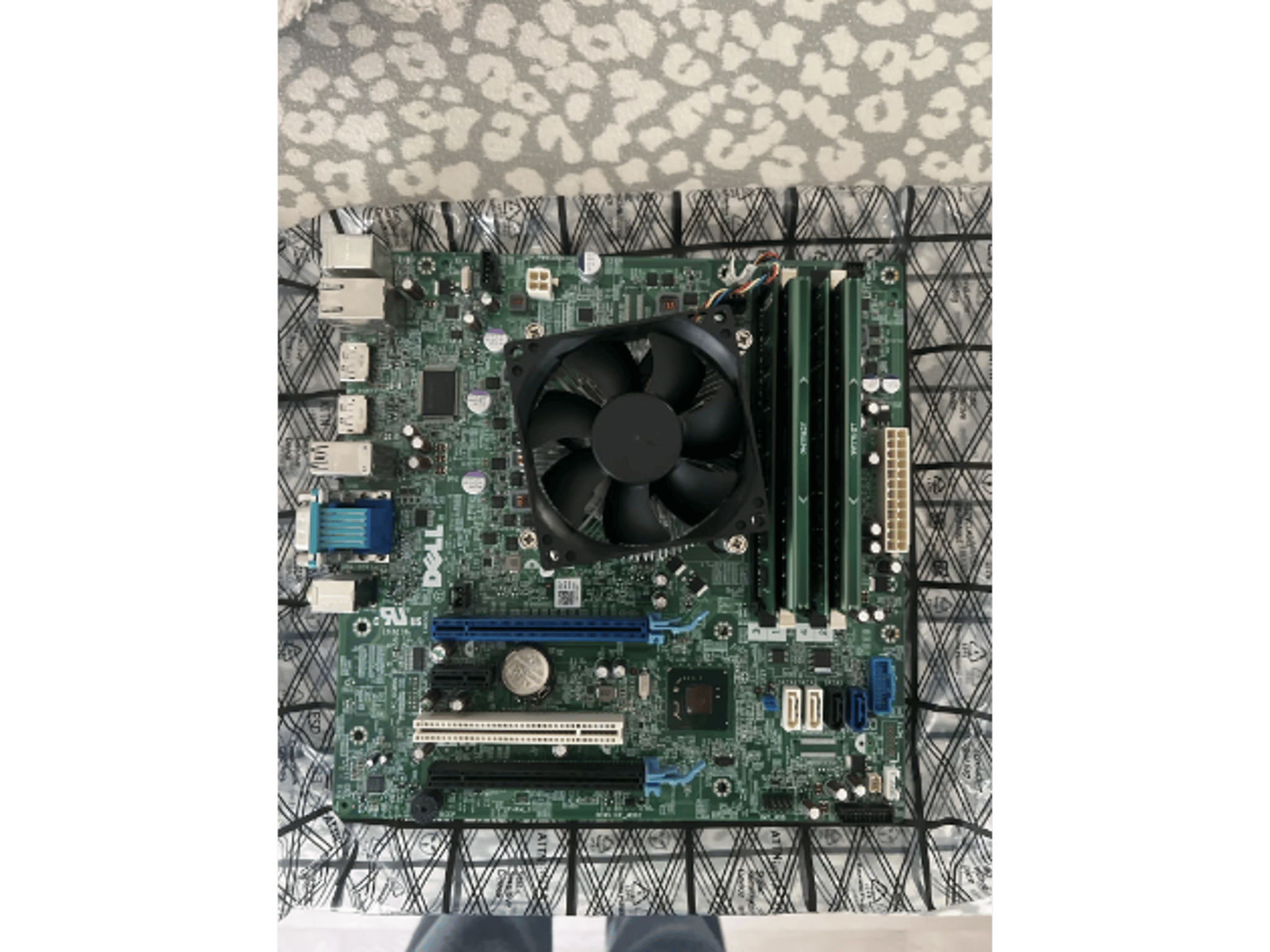 DELL MOTHERBOARD+CORE i5 3550 + CPU cooler + 24 gb ddr3 ram